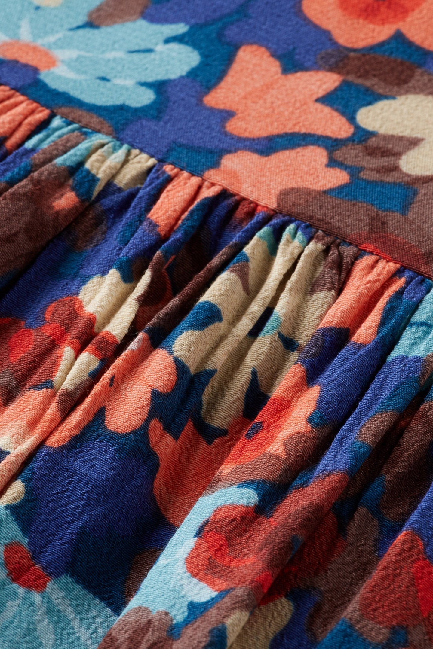 GIRL PRINTED VISCOSE MIDI DRESS FLORAL FIELD 3