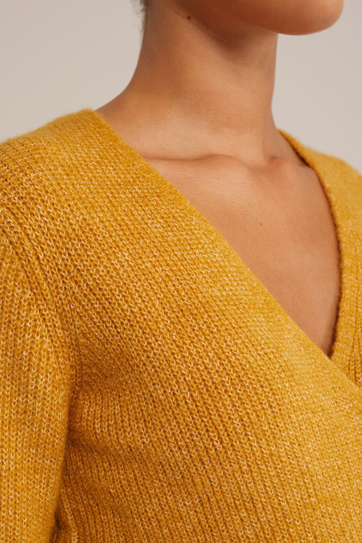 WRAP CARDIGAN MUSTARD YELLOW 6