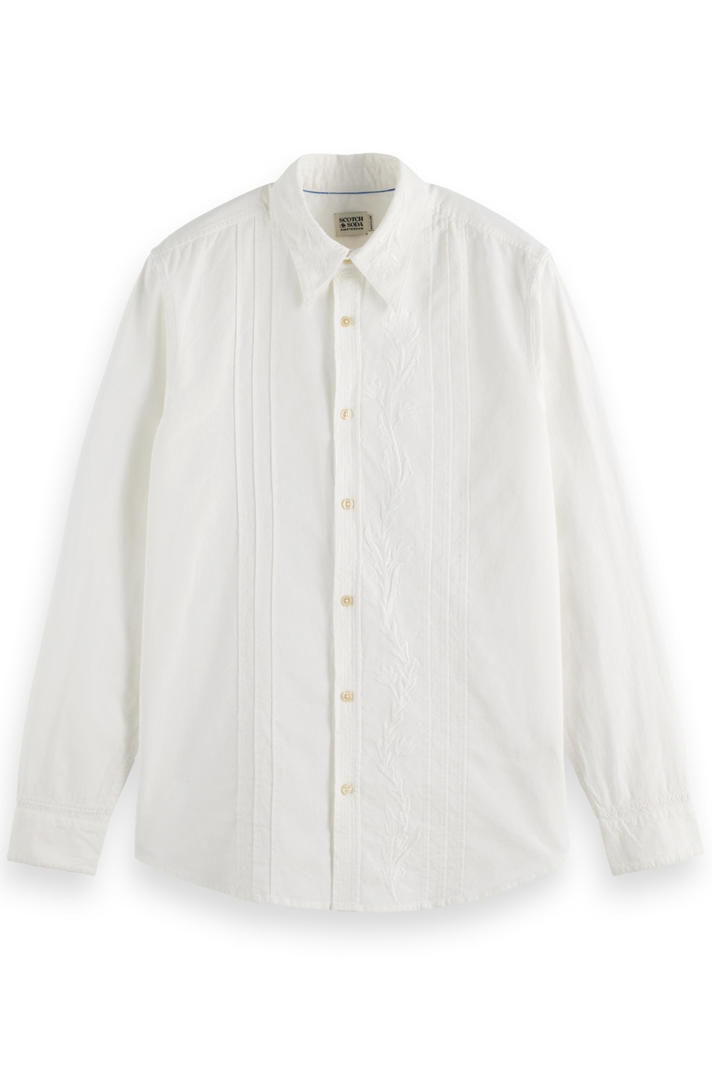 REGULAR FIT TUXEDO SHIRT BRIGHT WHITE 1