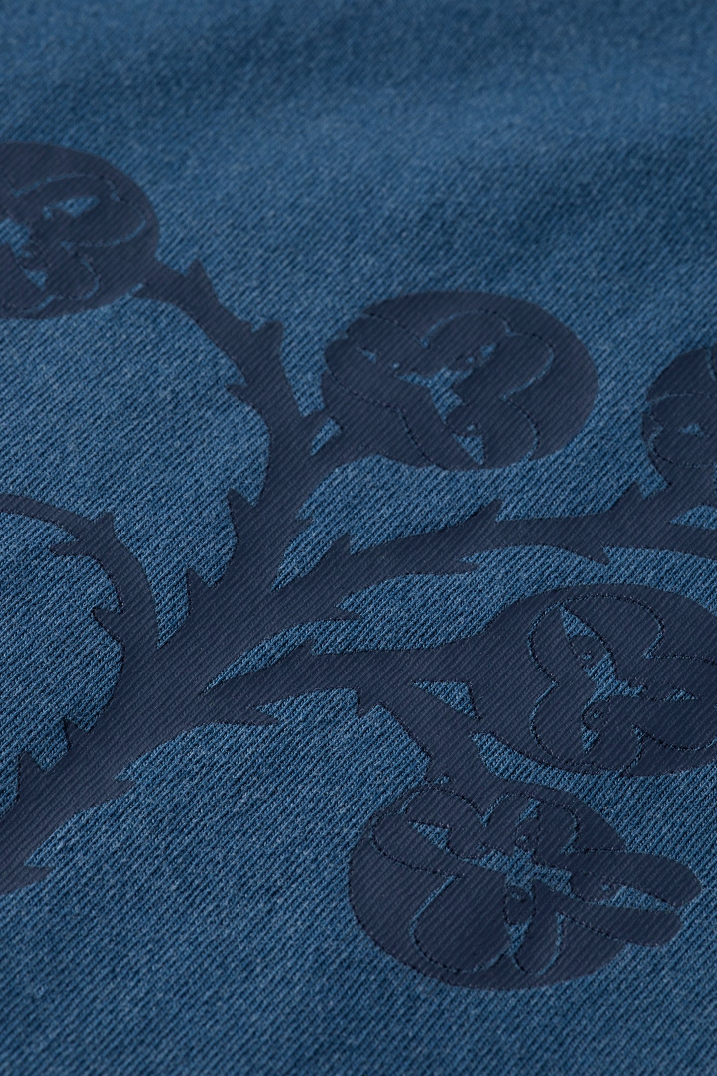 GARMENT DYED FRONT BACK ARTWORK T-SHIRT HERITAGE BLUE 3