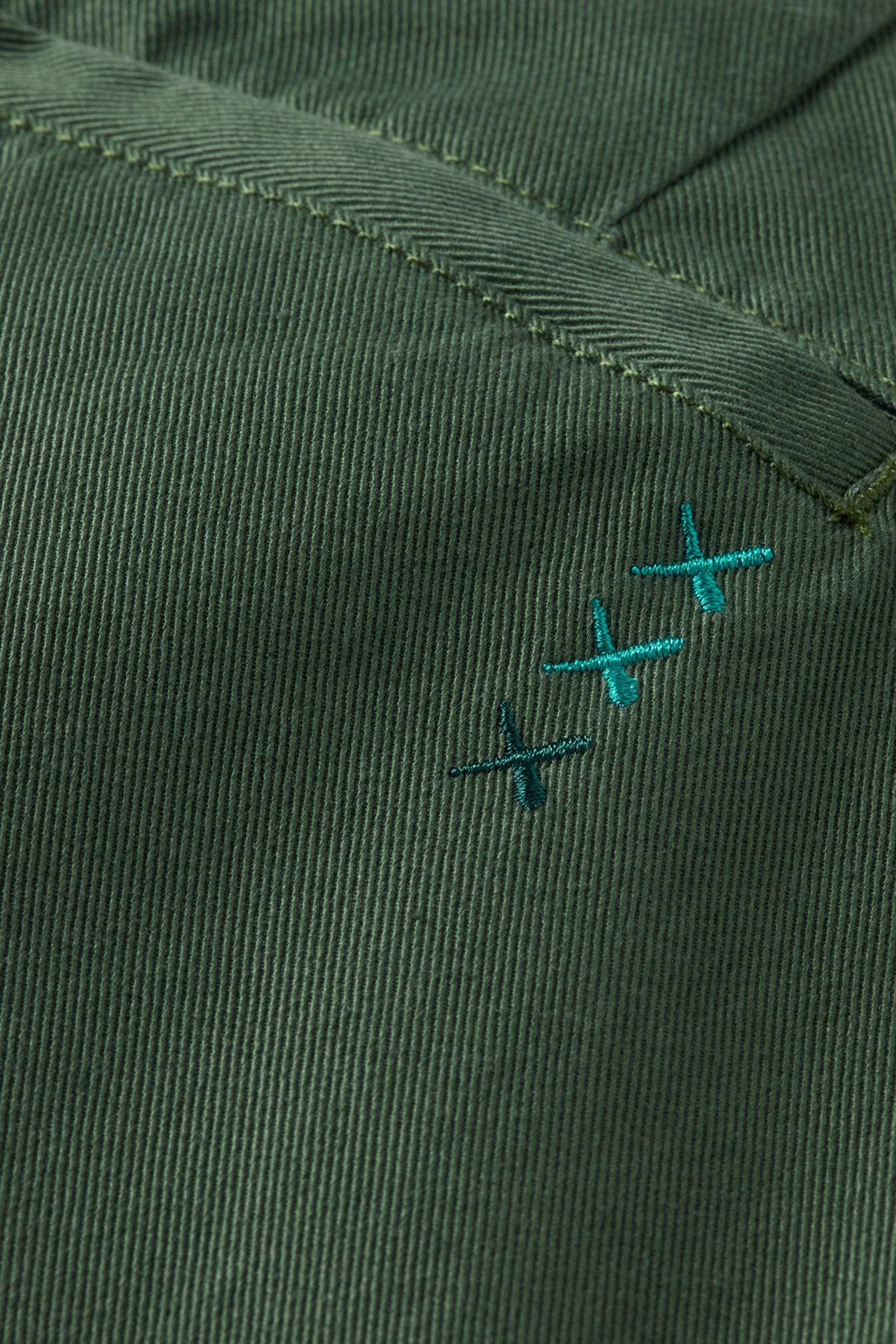 STRAIGHT FIT COTTON TWILL CHINO ALPINE GREEN 3