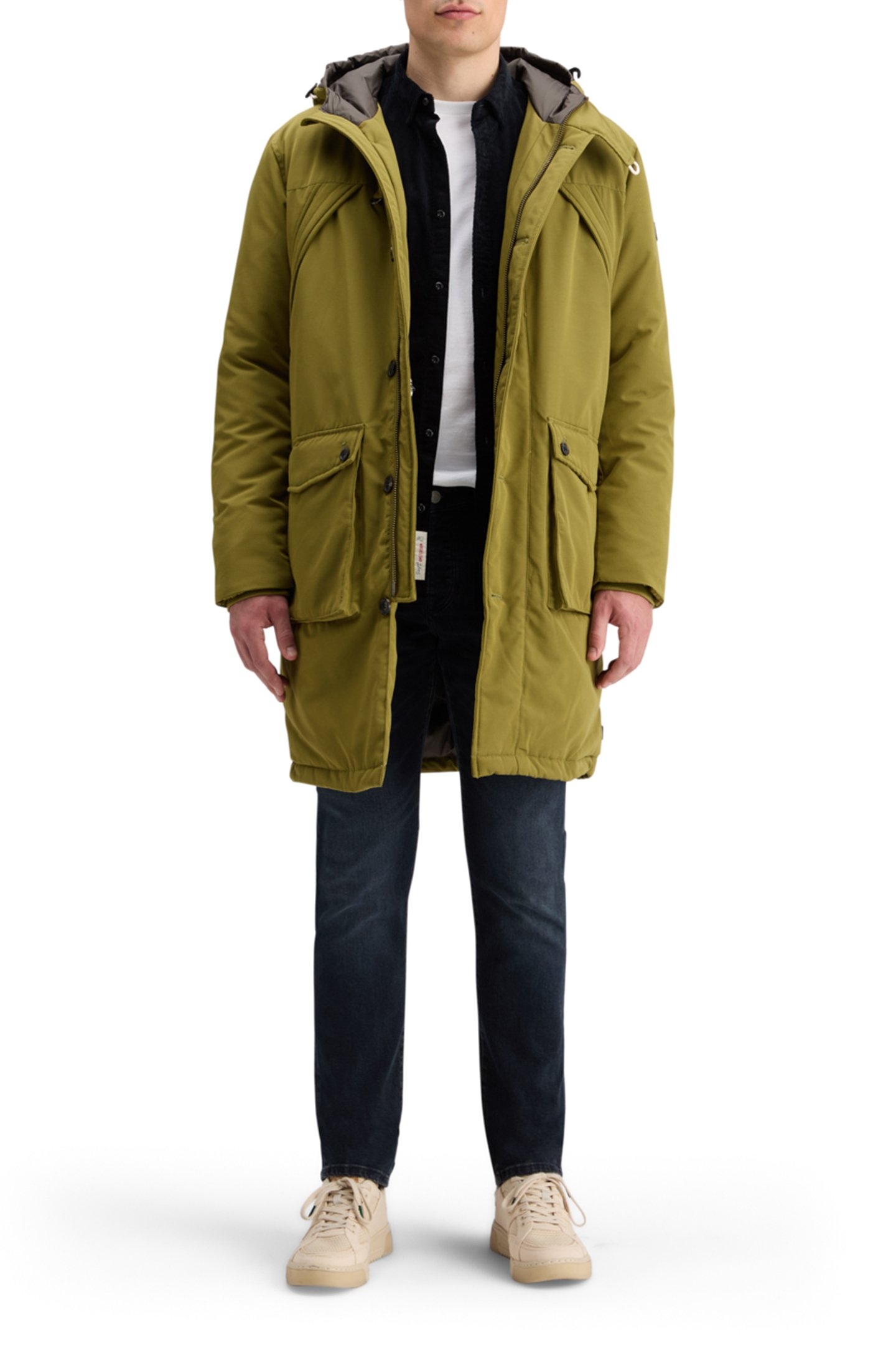 SOLID CORDUROY SHIRT BLACK 7