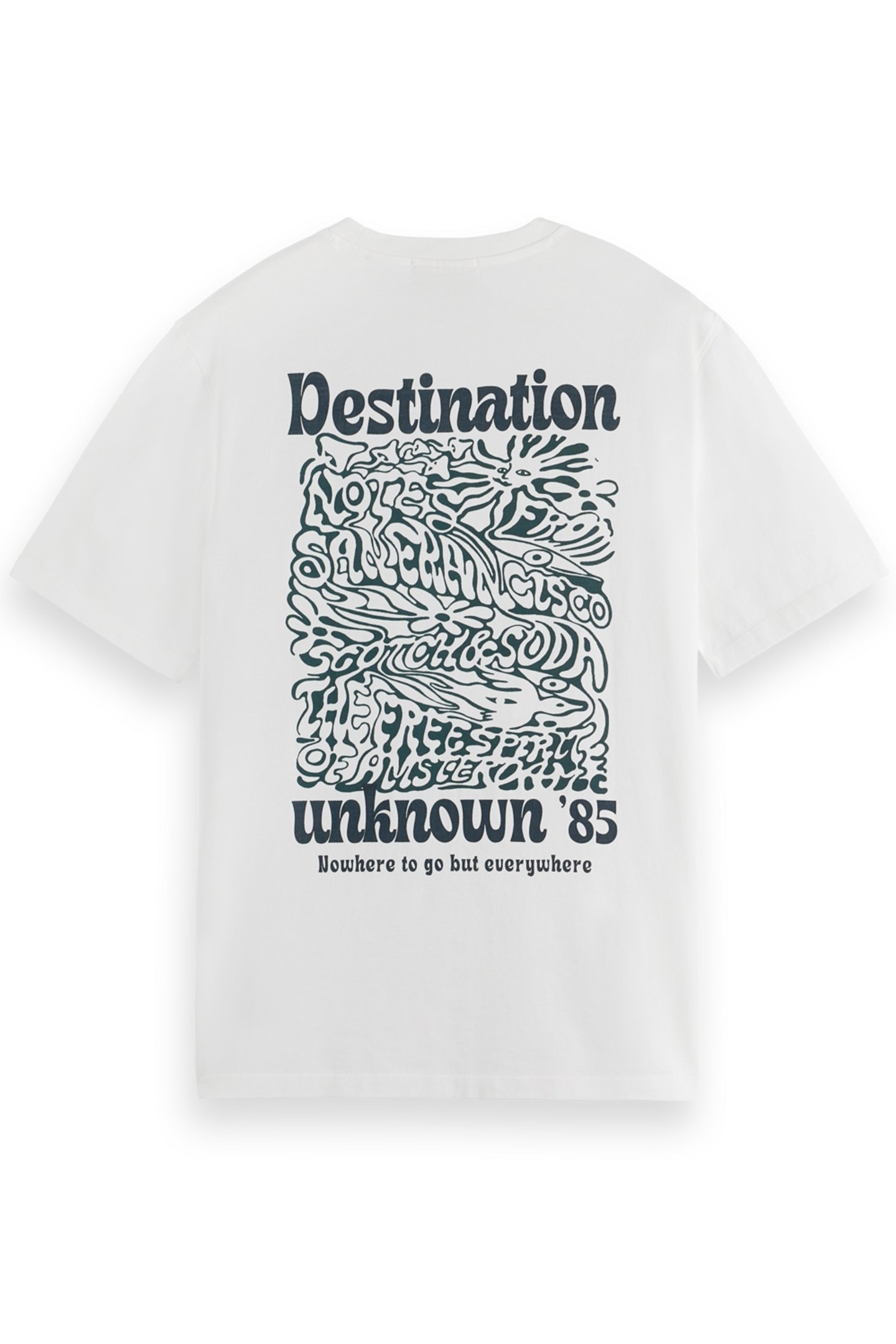 REGULAR FIT FRONT BACK ARTWORK T-SHIRT WHITE 5