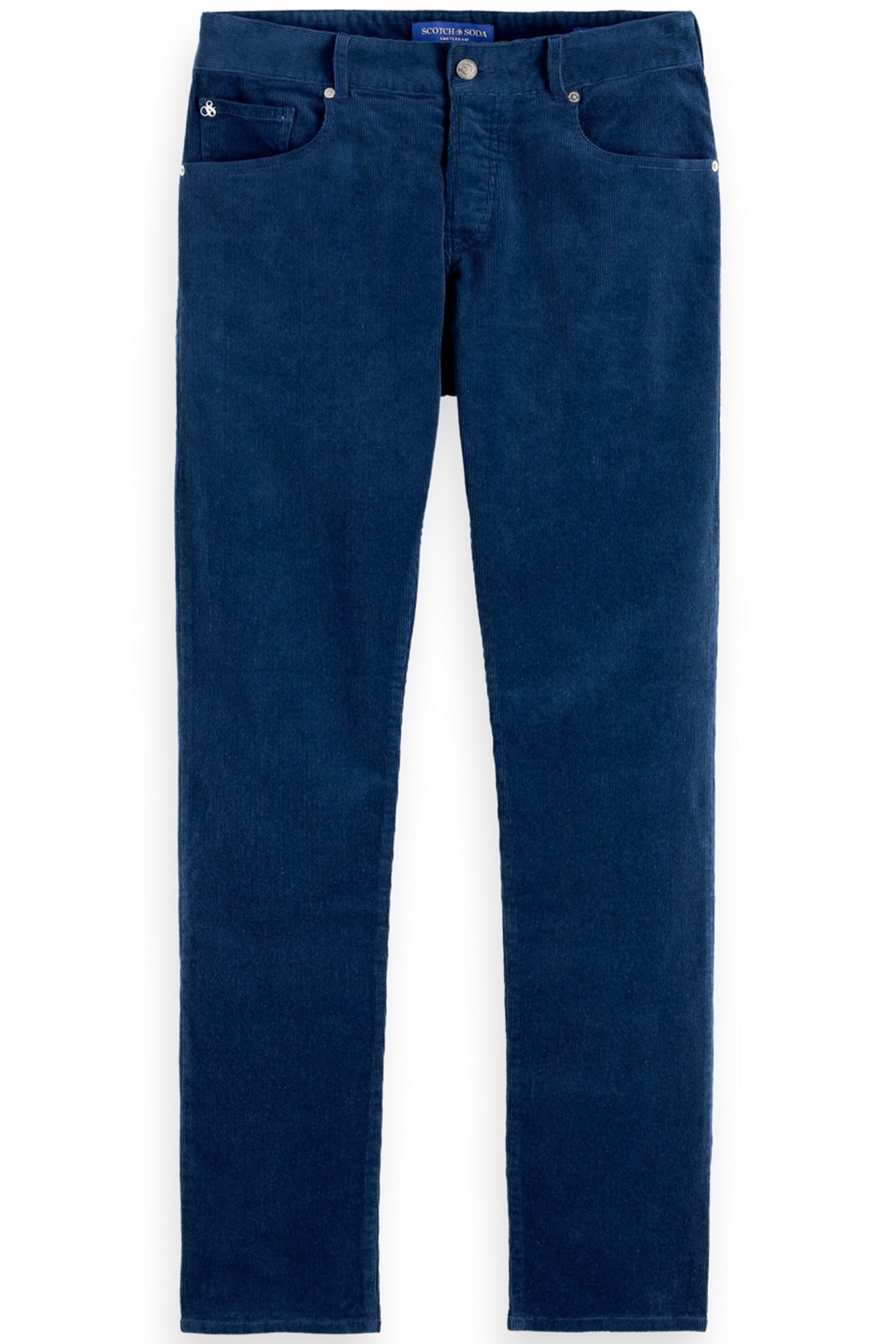 RALSTON 5 POCKET CORDUROY CHINO HERITAGE BLUE 4