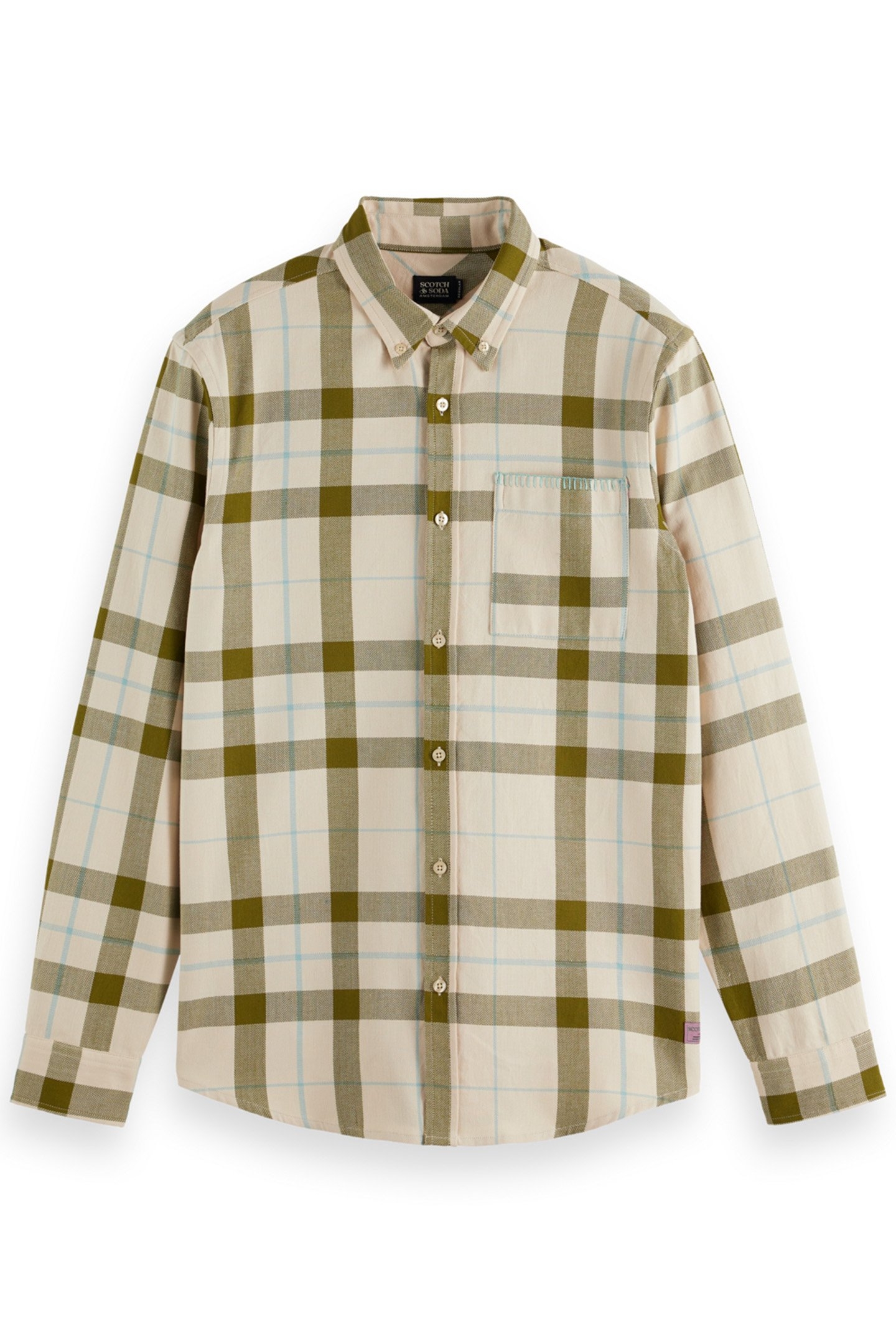 HERRINGBONE CHECK SHIRT BEIGE CHECK 4