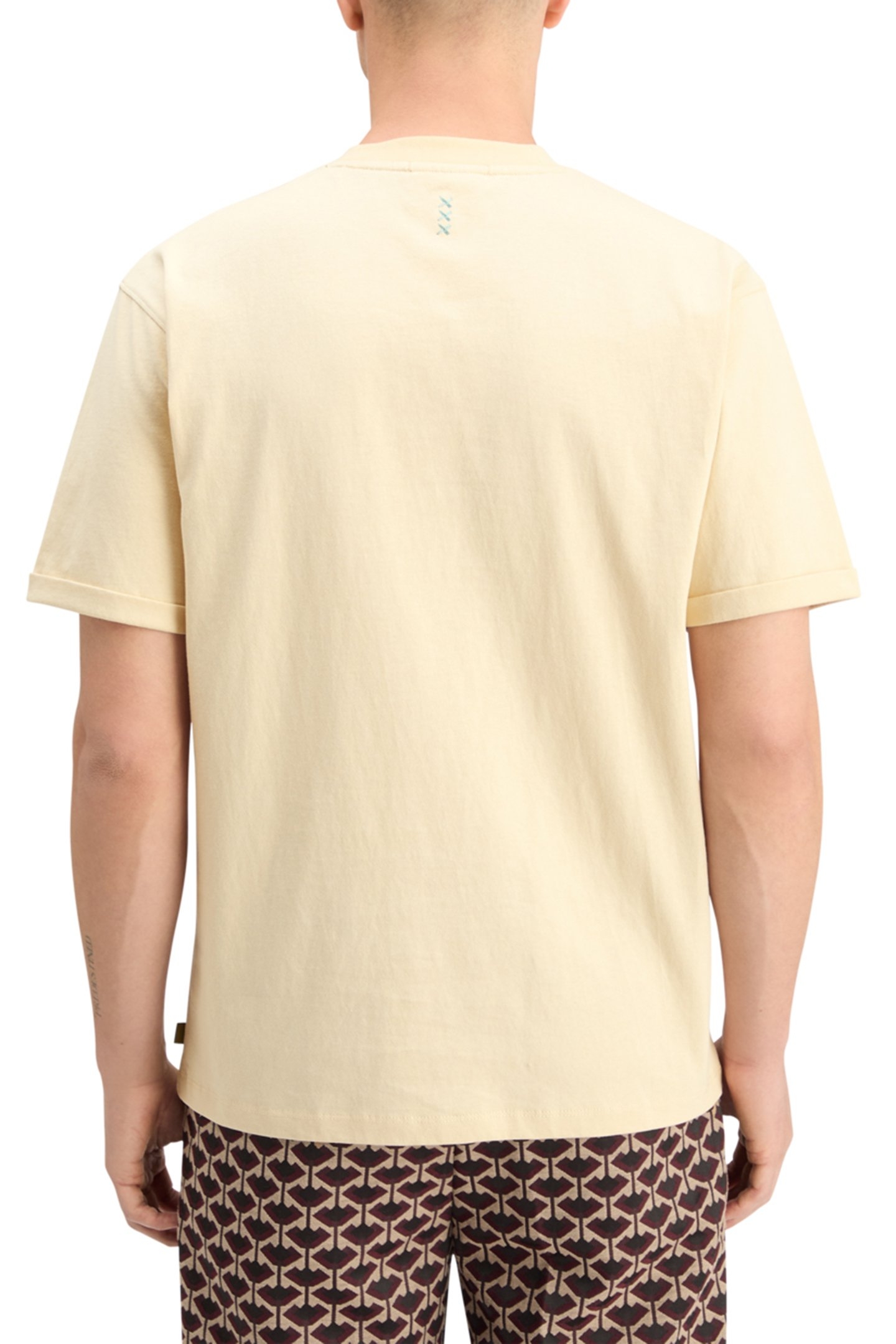 RELAXED FIT POCKET T-SHIRT PARCHMENT 2