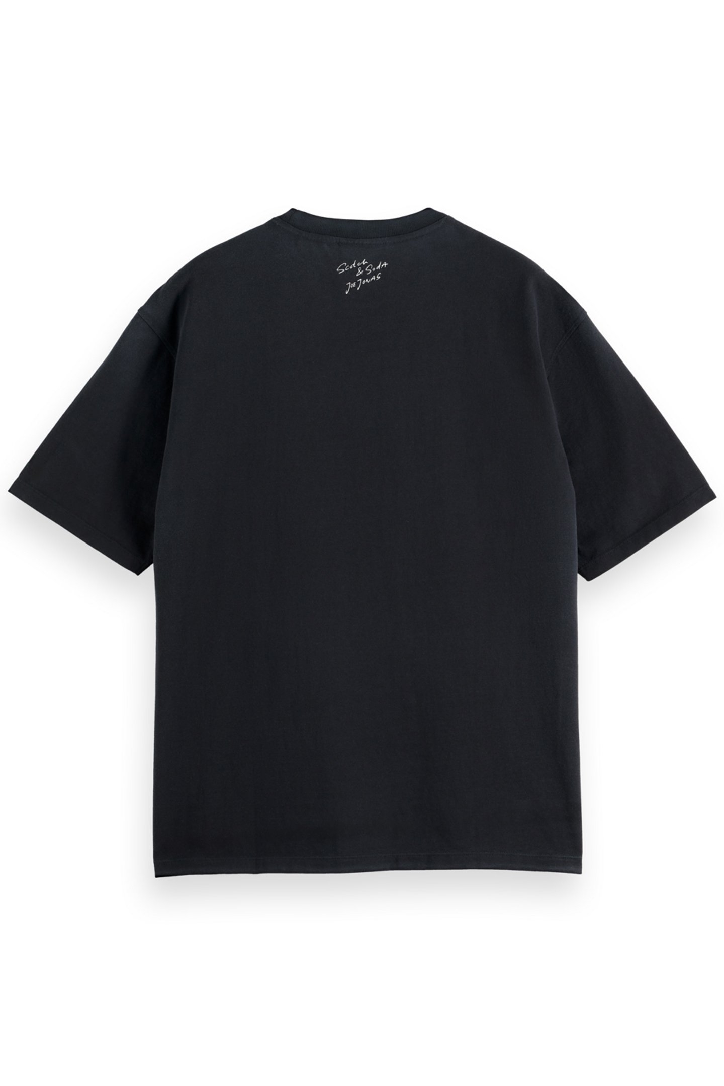 JOE JONAS X SCOTCH SODA WASHED PHOTO PRINT T-SHIRT BLACK 2