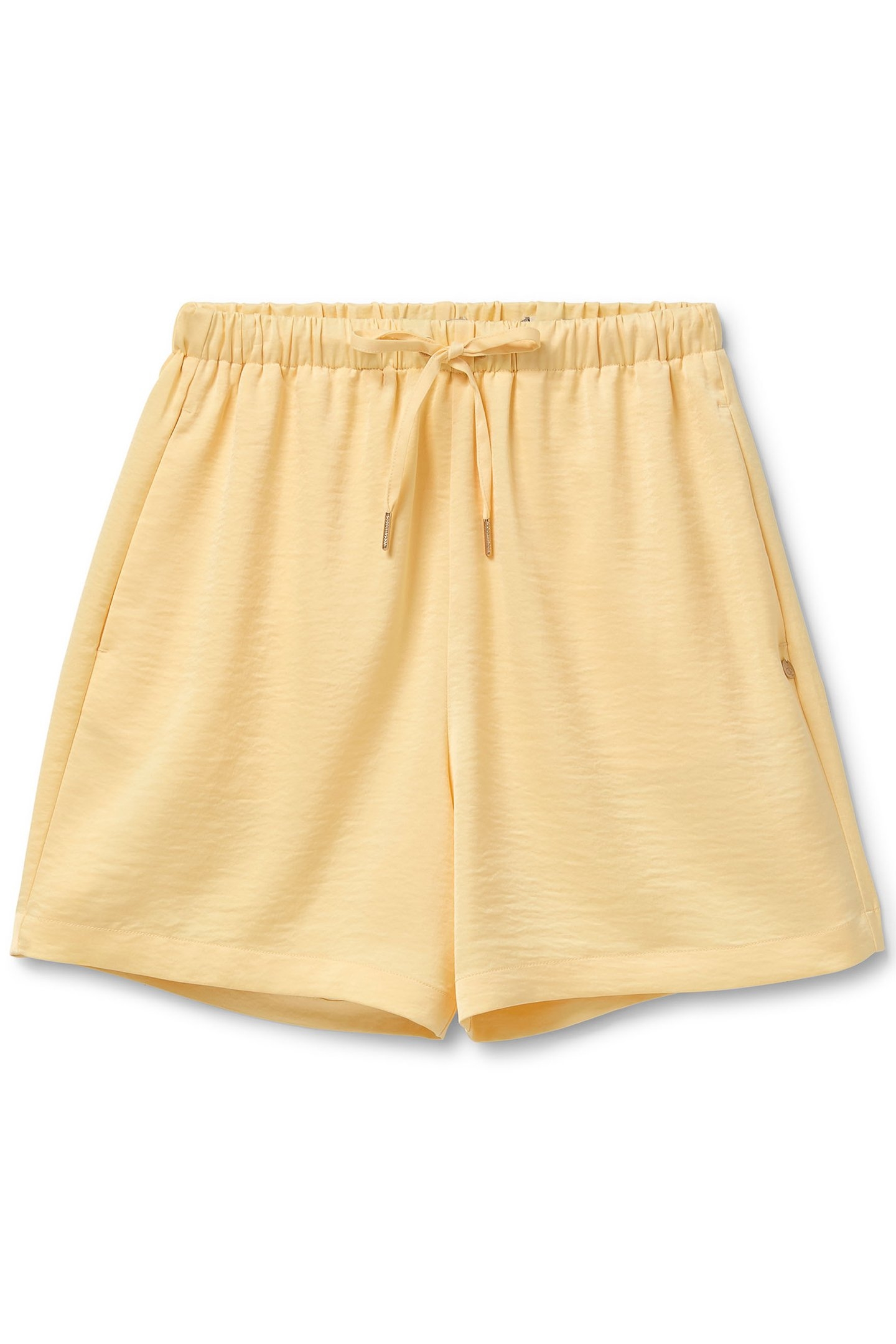 SATIN EASY DRAWSTRING SHORTS GOLDEN HAZE 3