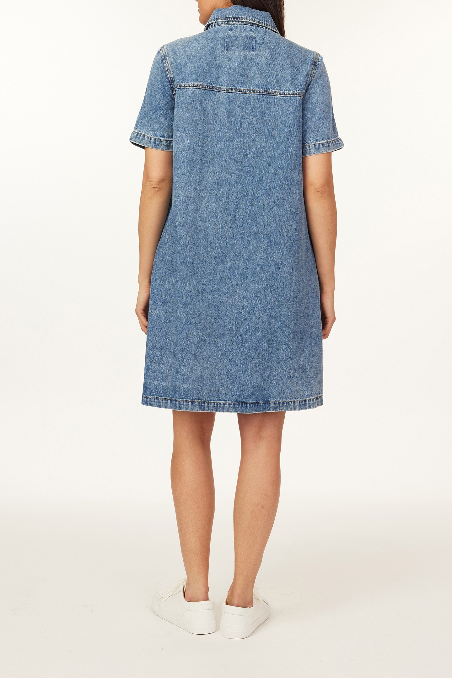 DENIM POLO DRESS BEVERLY HILLS 2