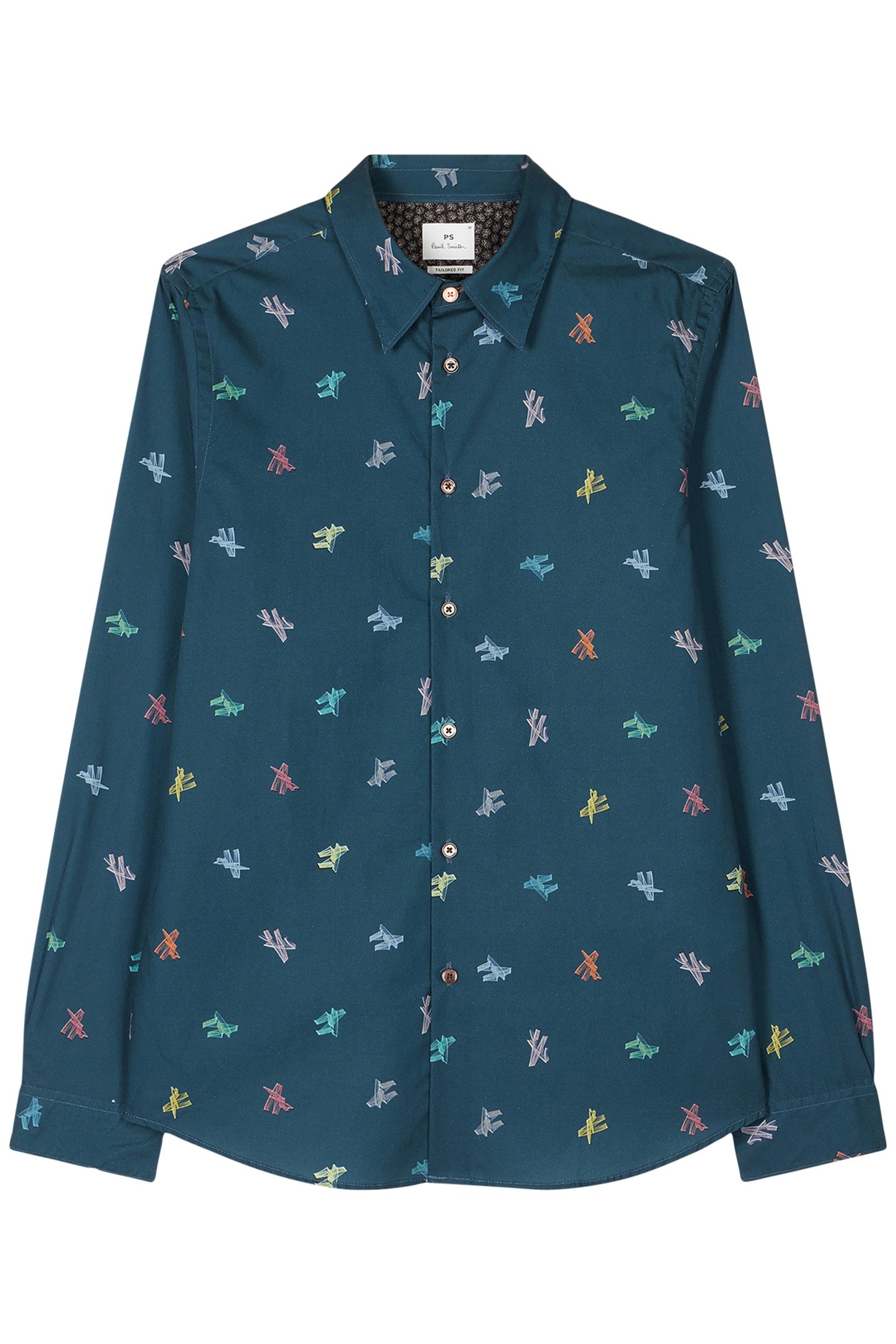 LS TAILORED FIT SHIRT INKY BLUE 1