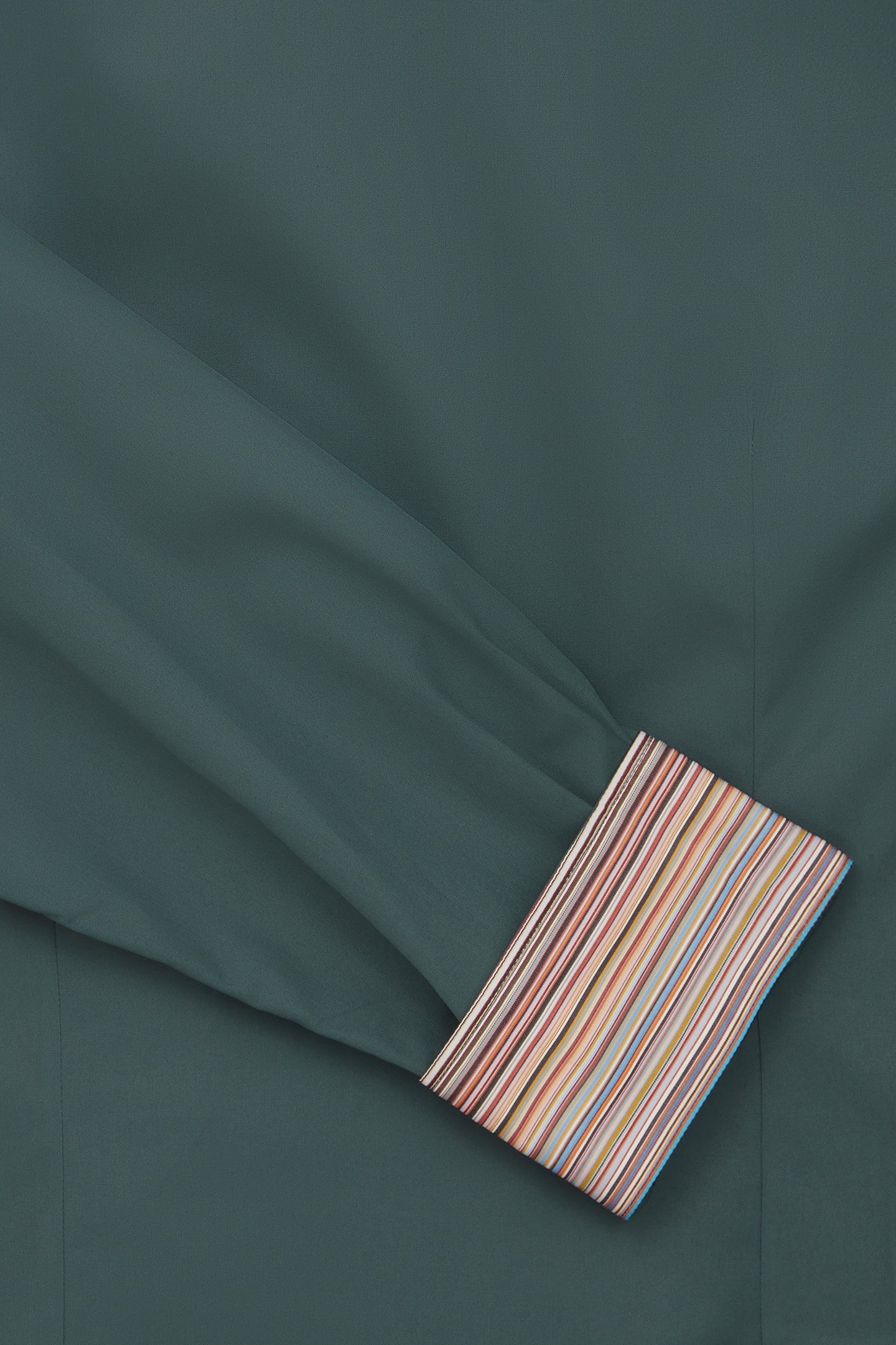 S/C TAILORED FIT SHIRT PETROL GREEN 4