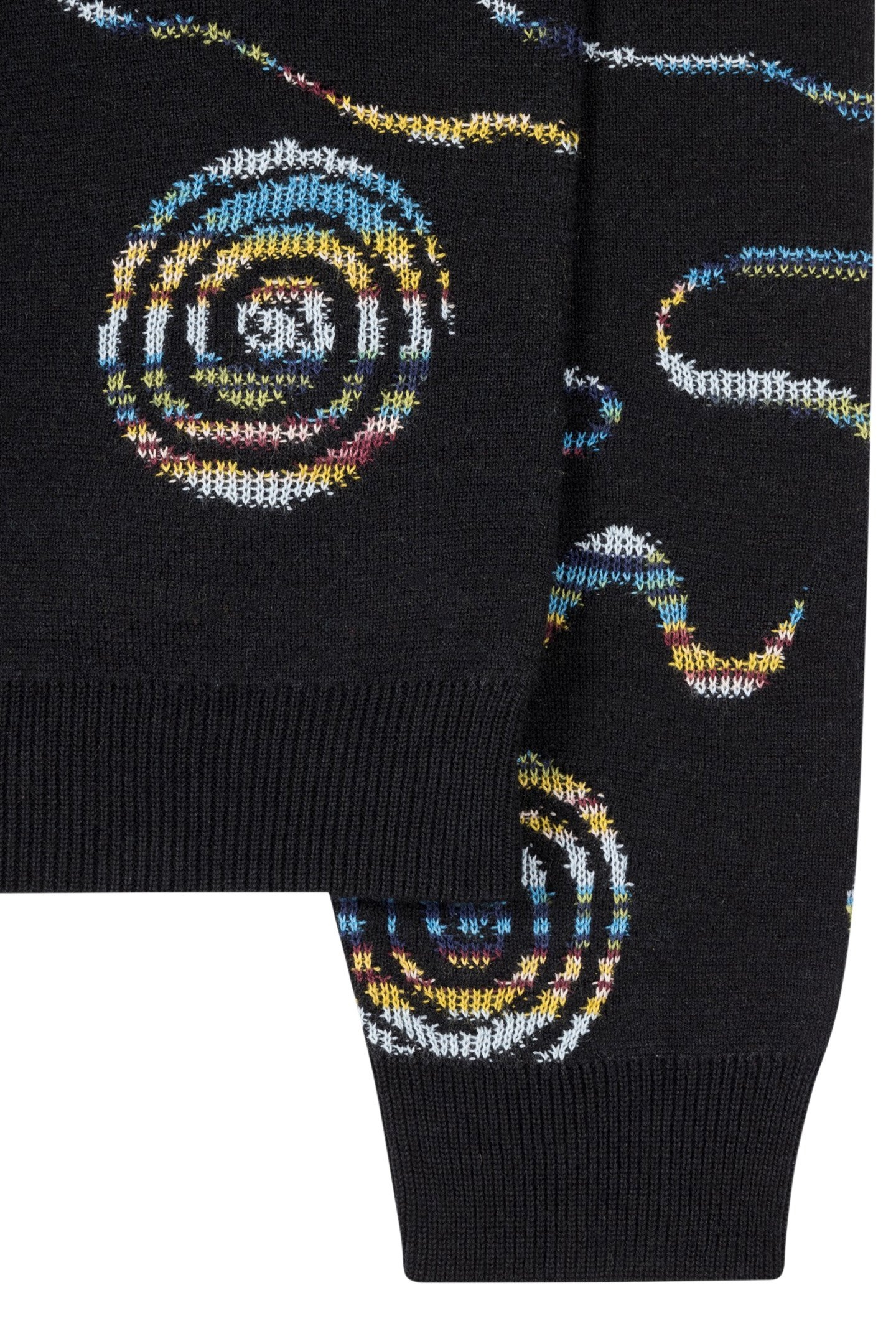 KNITTED SWEATER CREW NECK BLACK 3