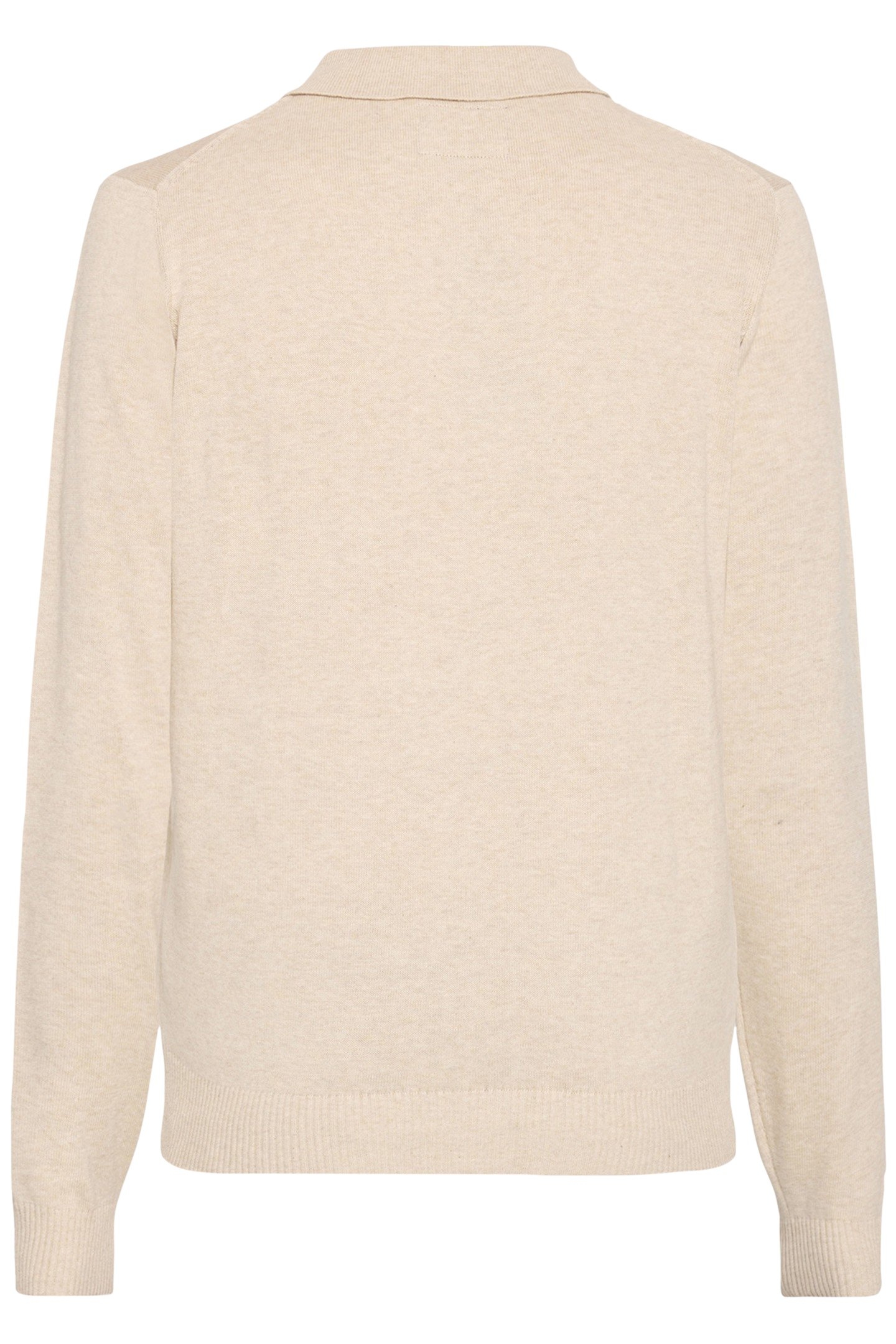 NOLANSI KNIT POLO + PURE CASHMERE MEL 5