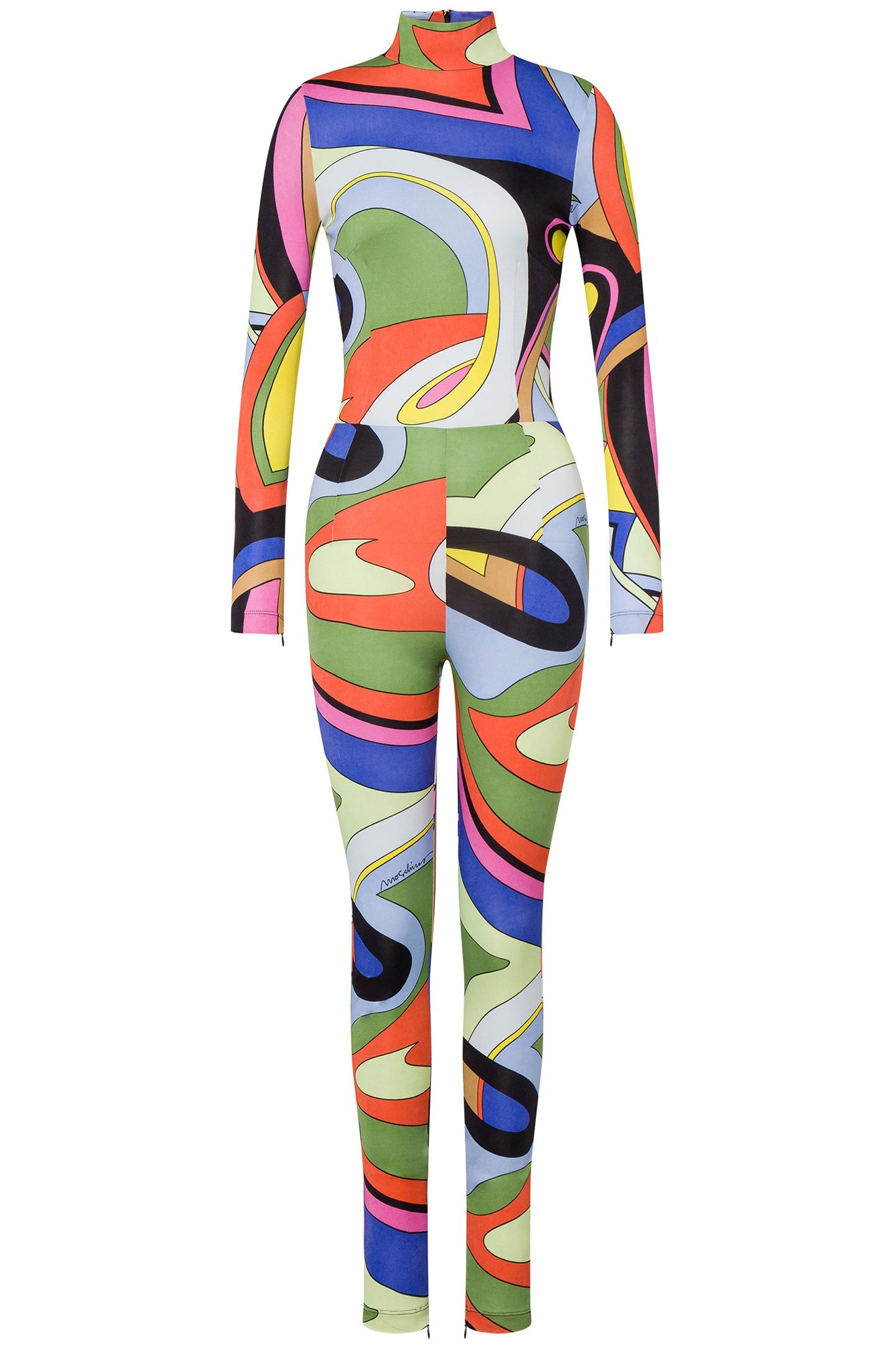 MULTICOLOR PRINT JERSEY JUMPSUIT MULTICOLOUR 3