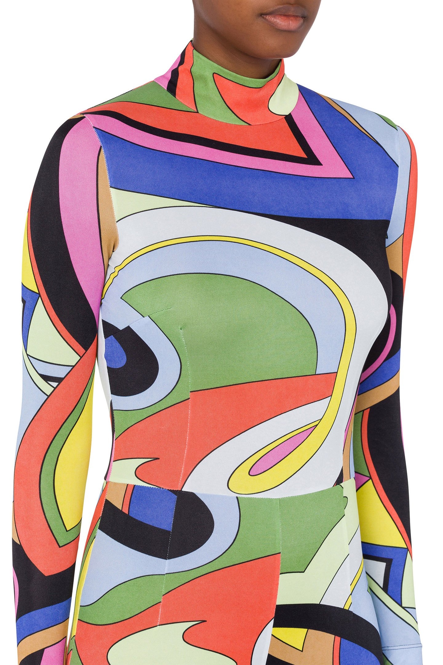 MULTICOLOR PRINT JERSEY JUMPSUIT MULTICOLOUR 4