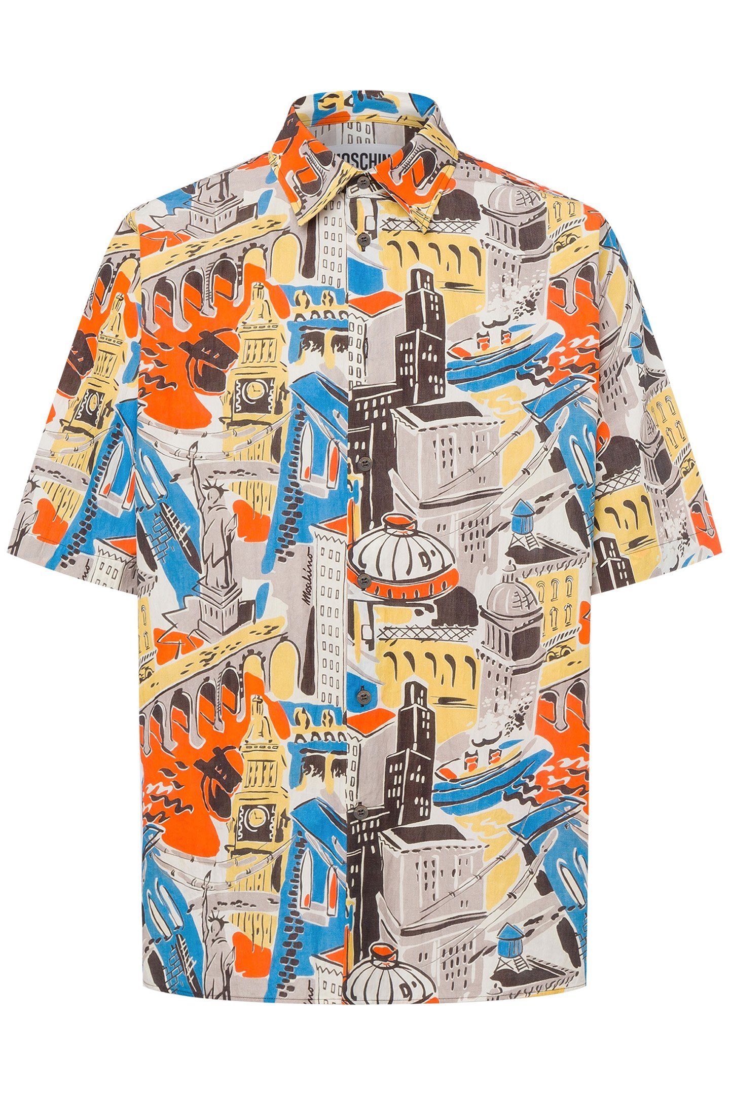 CITY PRINT NYLON SHIRT GREY 3