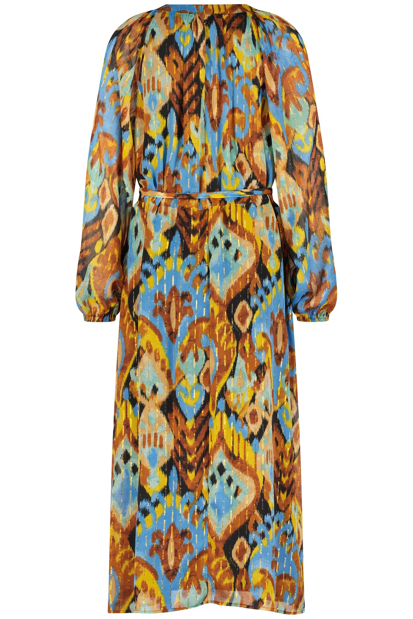 DRESS SPRING IKAT BLACK PRINT BLACKS 3