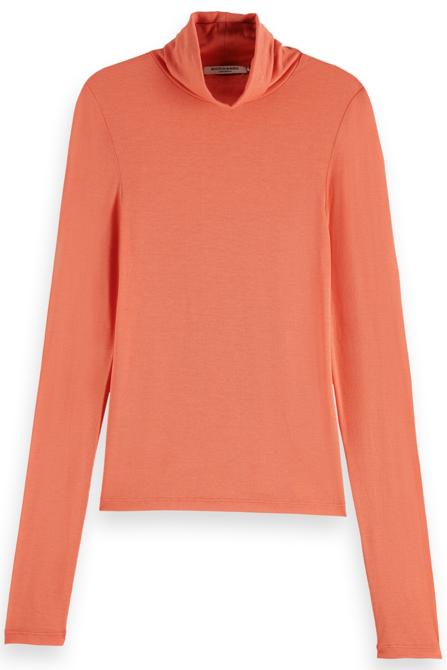 ROLL UP NECK LONG SLEEVE T-SHIRT NEGRONI 4