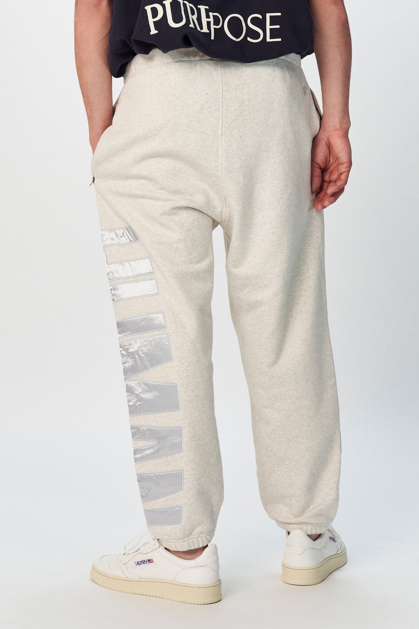 CHRIS FLEECE JOGGER SOFT WHITE MELEE 2