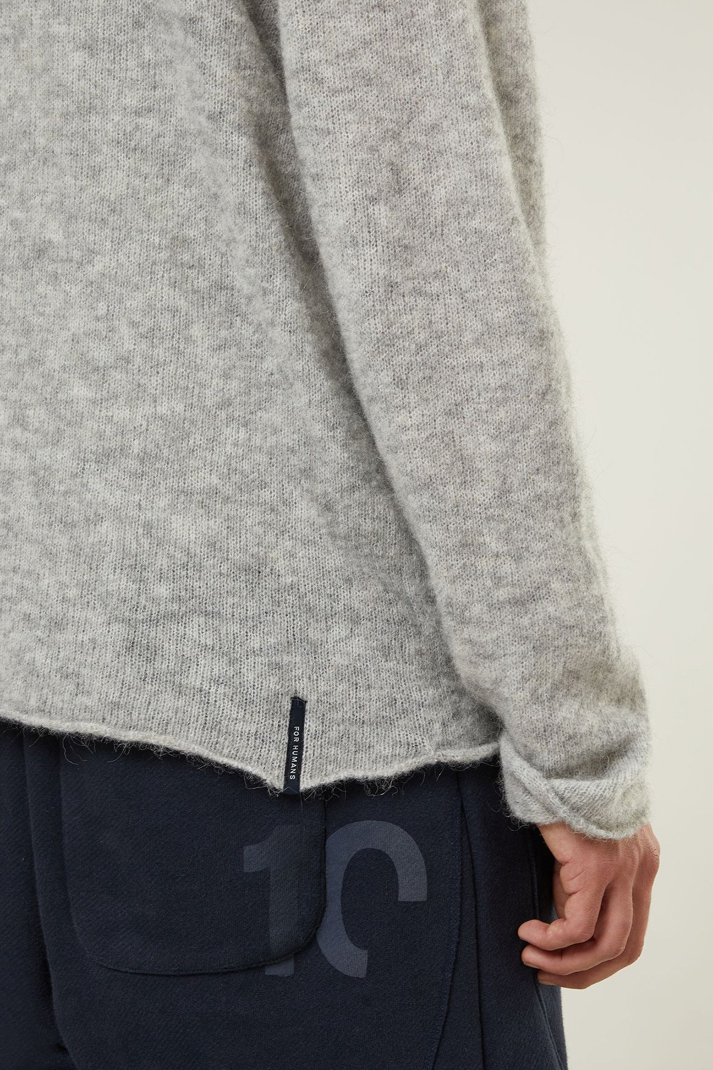 JACE KNIT SWEATER LIGHT GREY MELEE 7