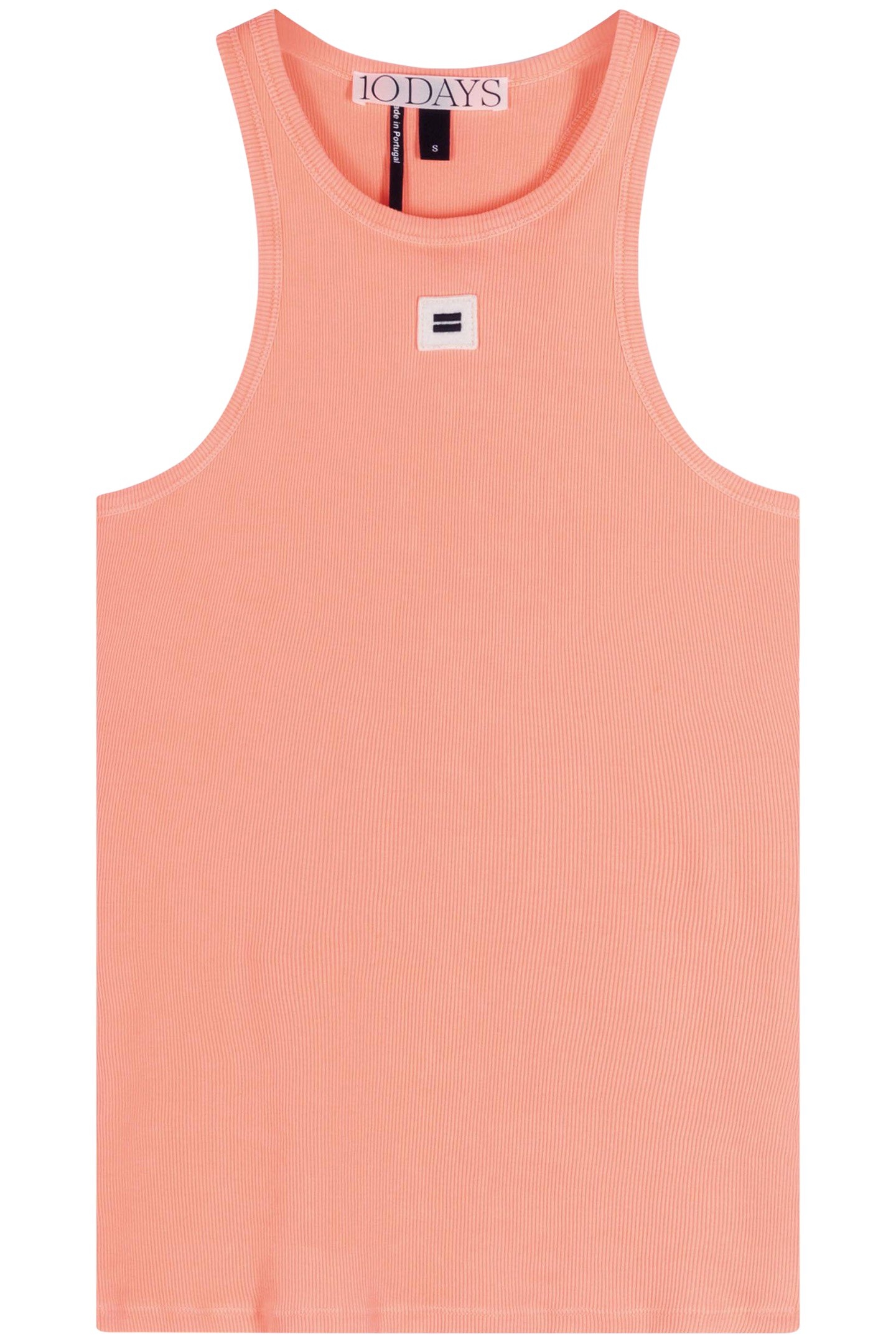 TANK TOP RIB FLUOR CORAL 3