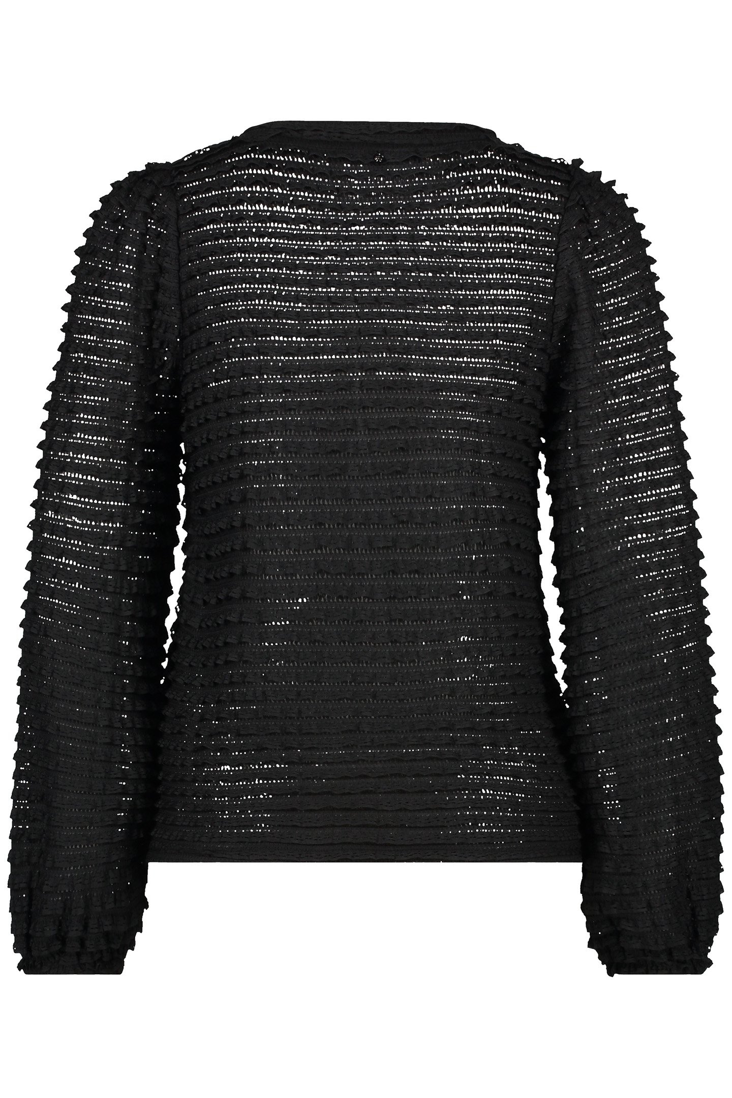 TOP FANCY STRETCH BLACK 2