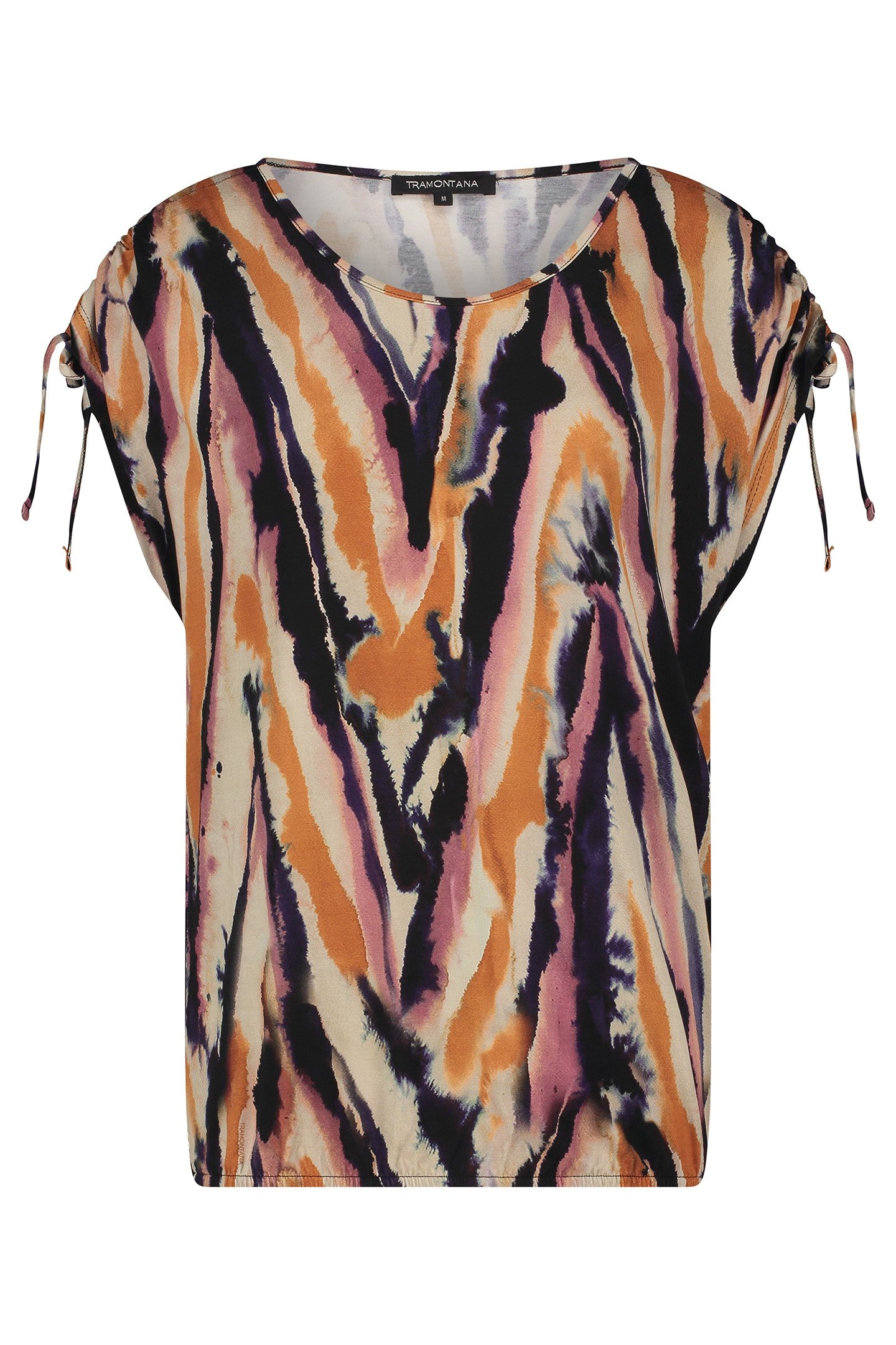 TOP JERSEY WATERCOLOUR SLVLESS PRINT PINKS 1