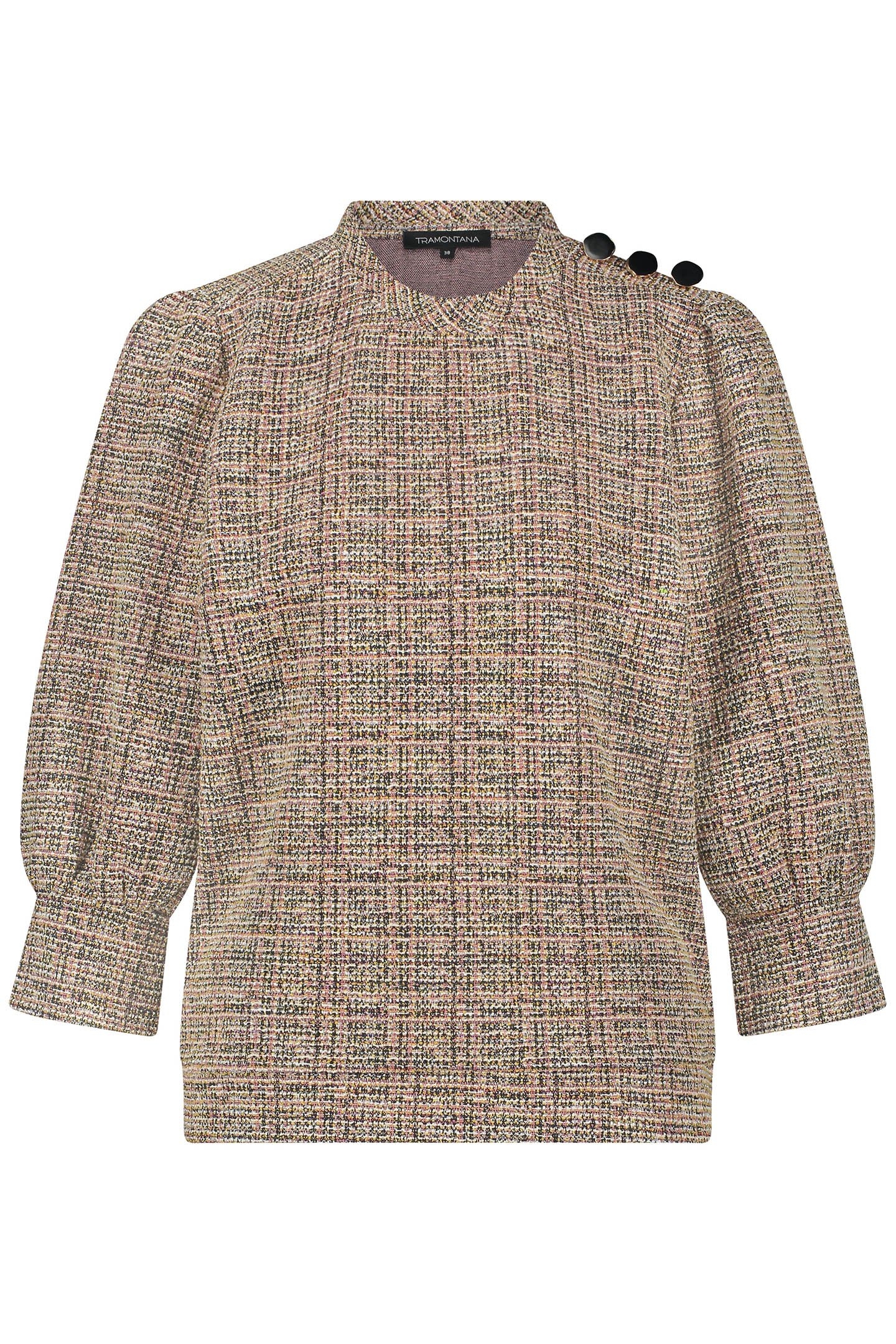 TOP STRETCH TWEED MULTI COLOUR 2