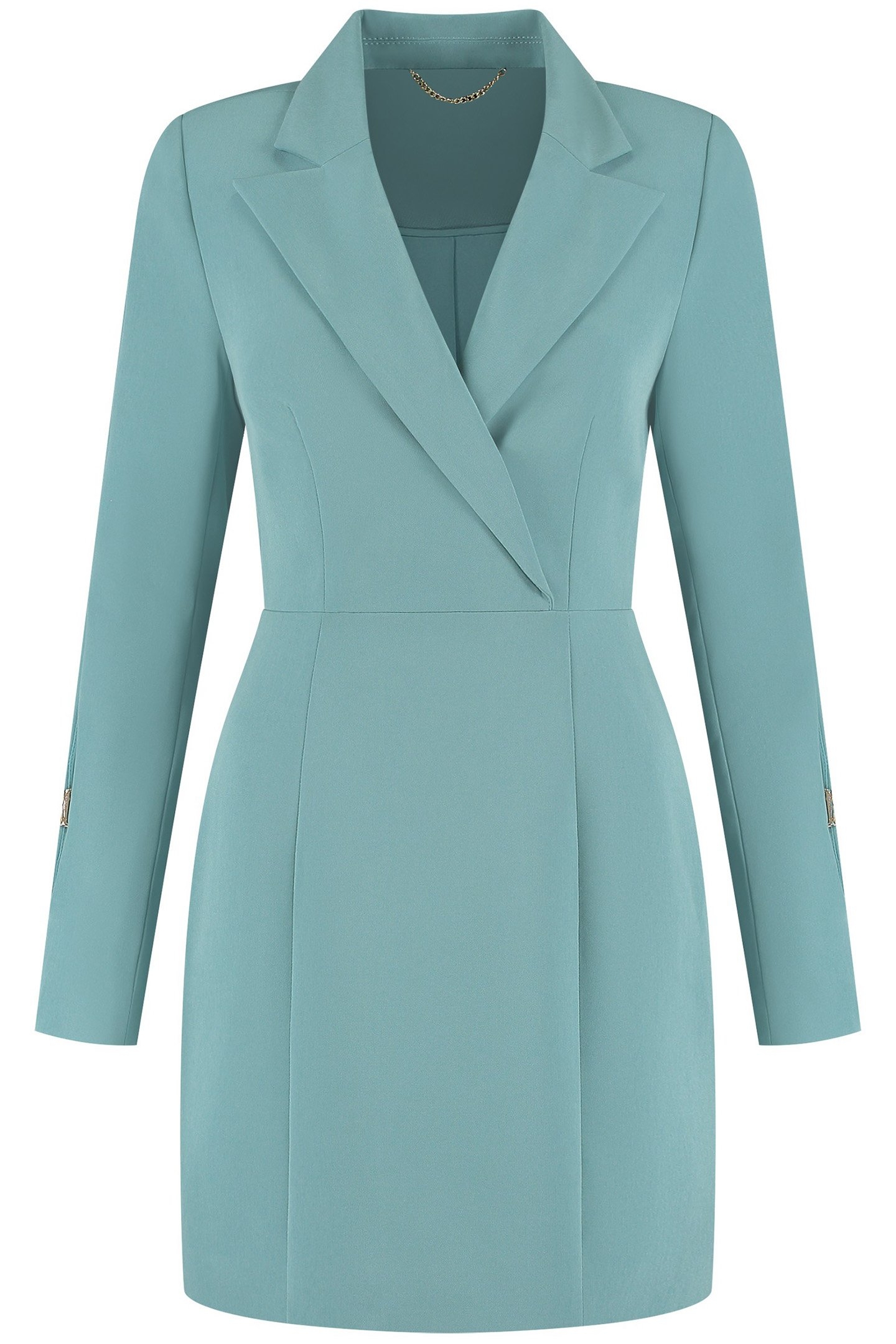 ZORA BLAZERDRESS DEEP OCEAN GREEN 1