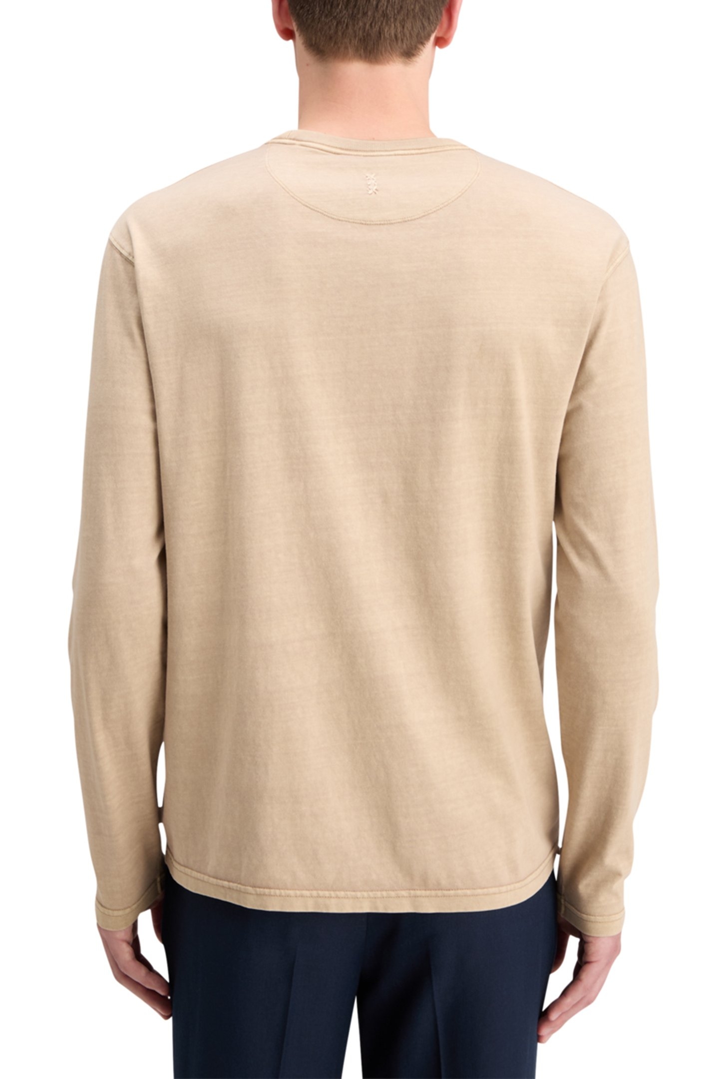 3 CROSSES PROGRAM RELAXED FIT T-SHIRT LS MOCHA 2