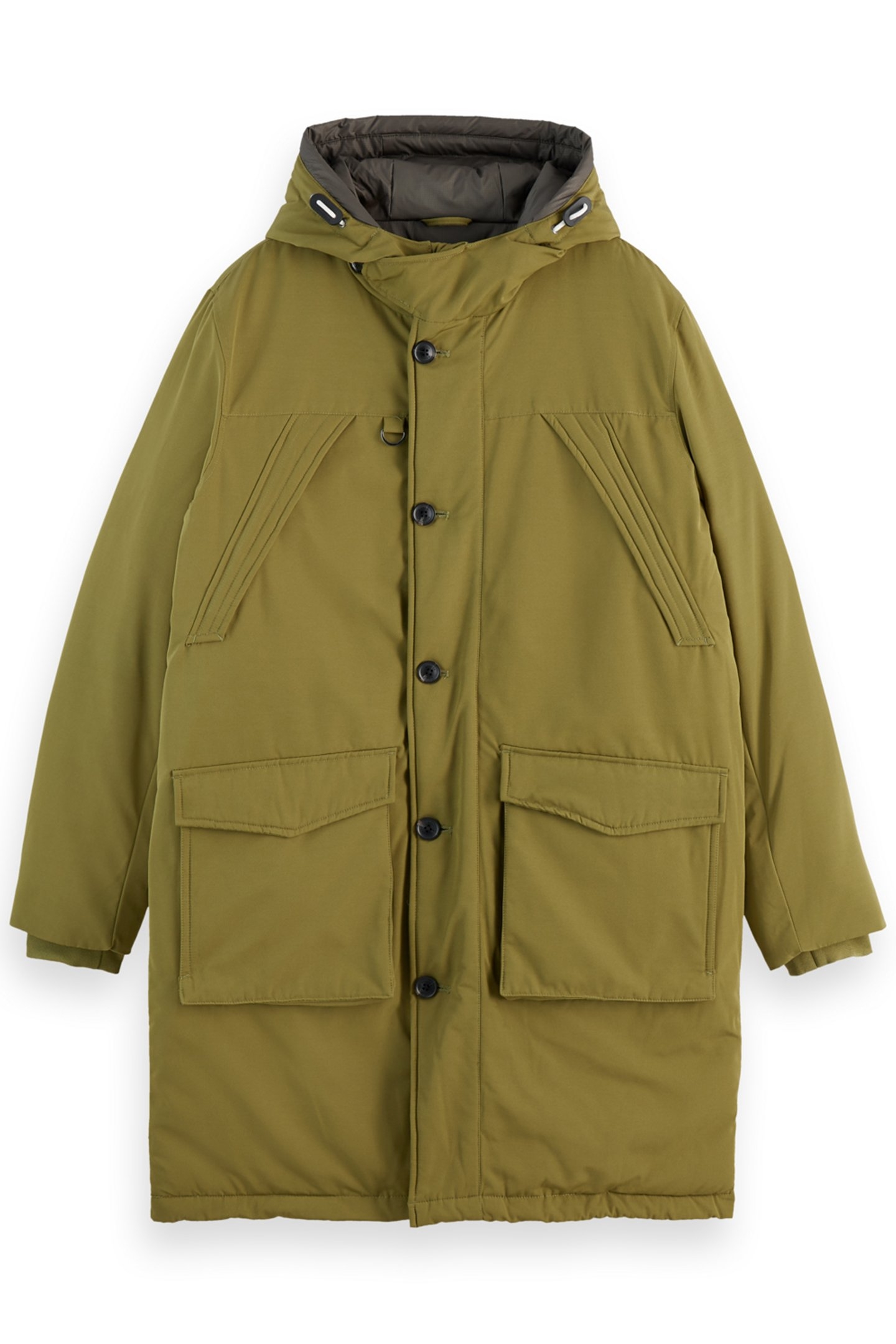 HERITAGE WATER REPELLENT PARKA MOSS GREEN 4
