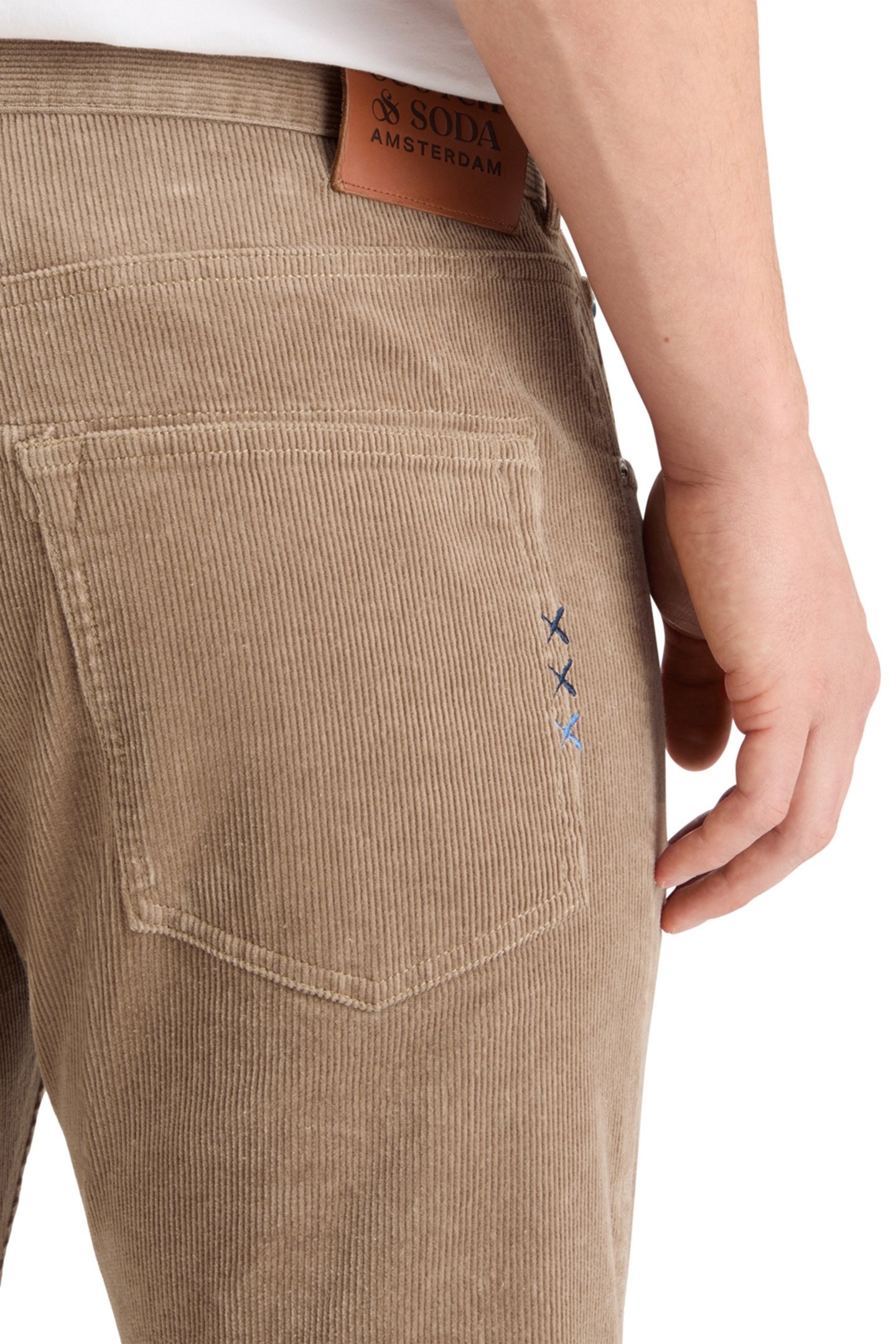 RALSTON 5 POCKET CORDUROY CHINO MOCHA 8