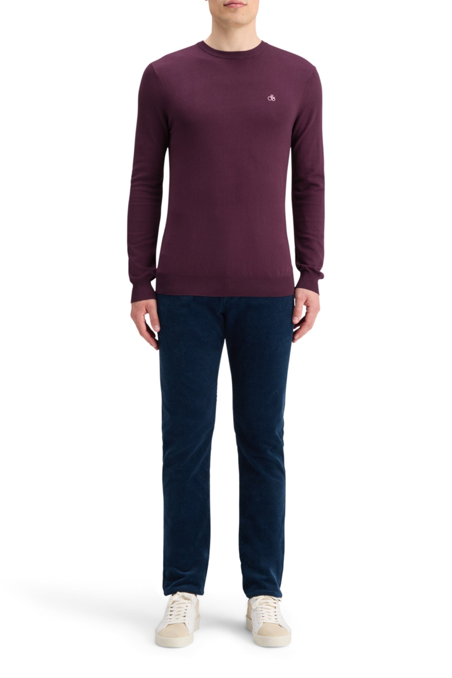 ESSENTIAL VISCOSE SWEATER BERRY 3