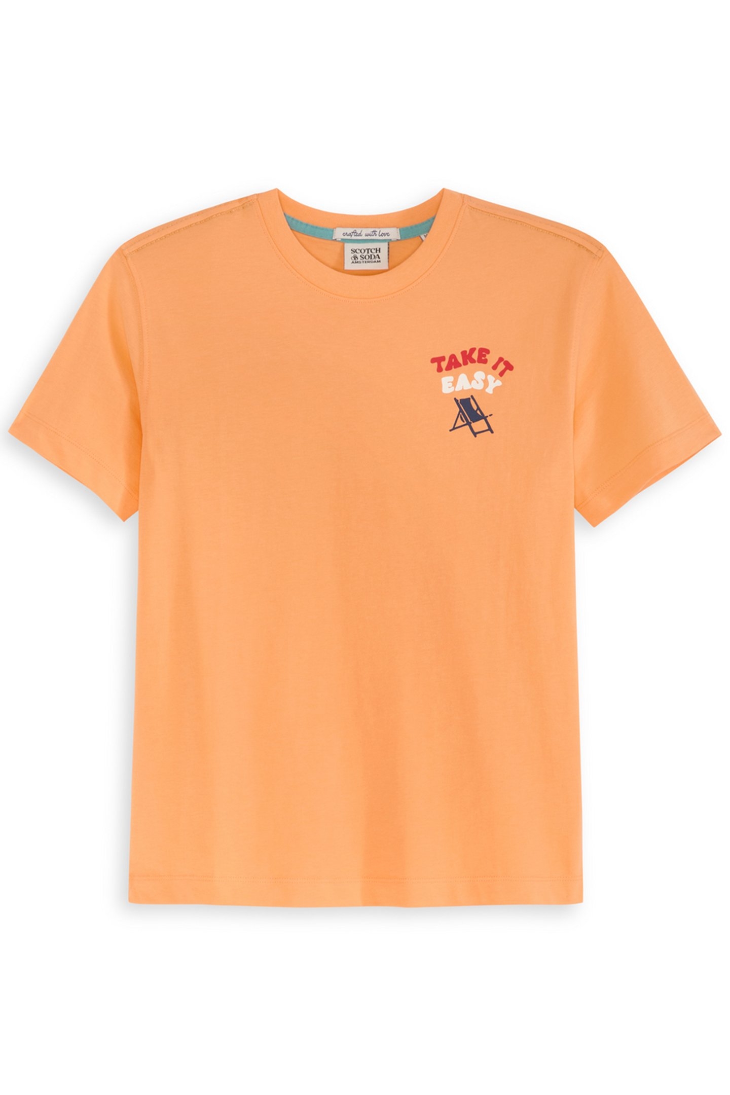 BOYS S&S GRAPHIC TEE NECTARINE 1