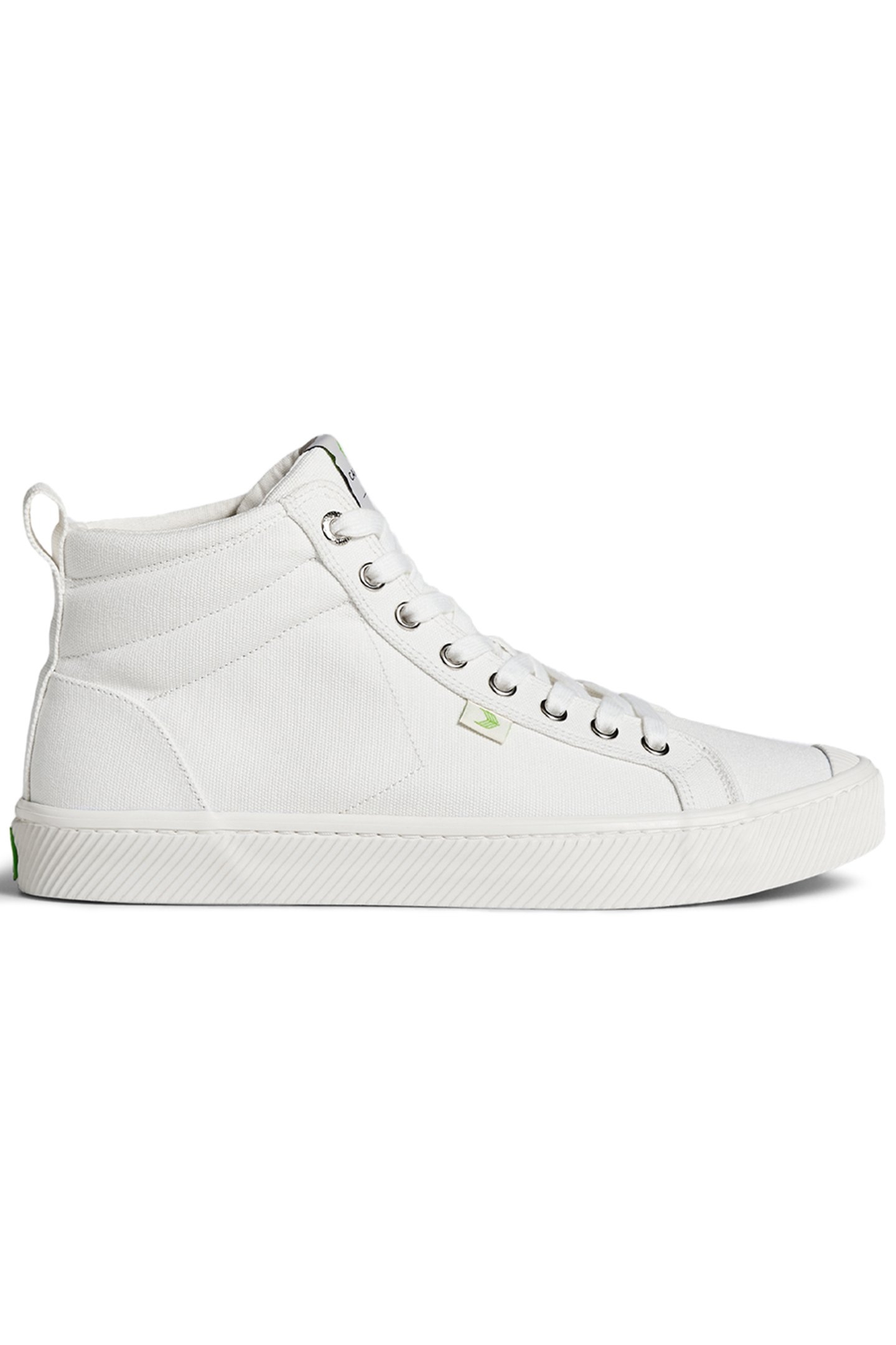 OCA HIGH OFF-WHITE CANVAS SNEAKER 1