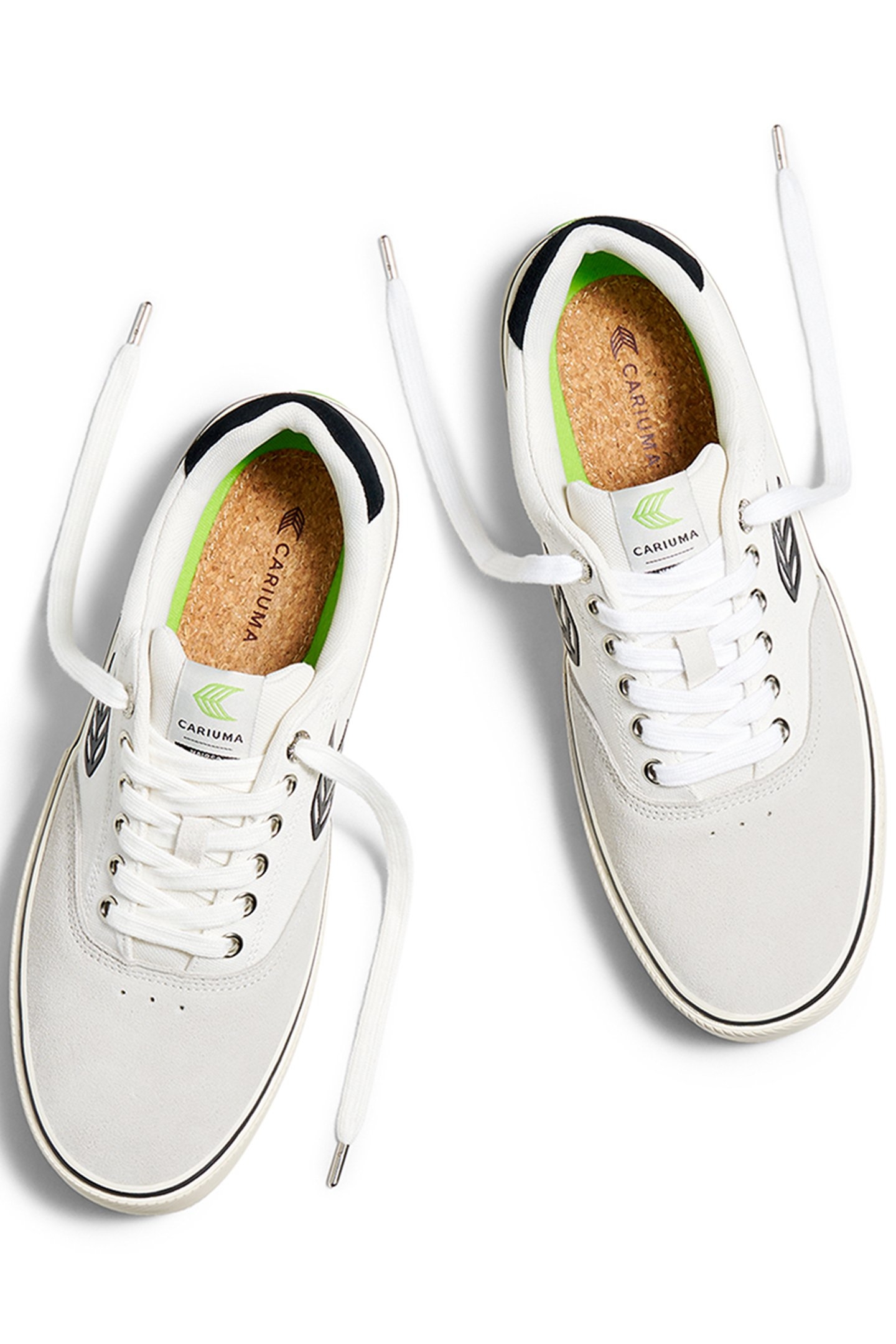 NAIOCA PRO VINTAGE WHITE SUEDE OFF-WHITE CANVAS BLACK LOGO S 3