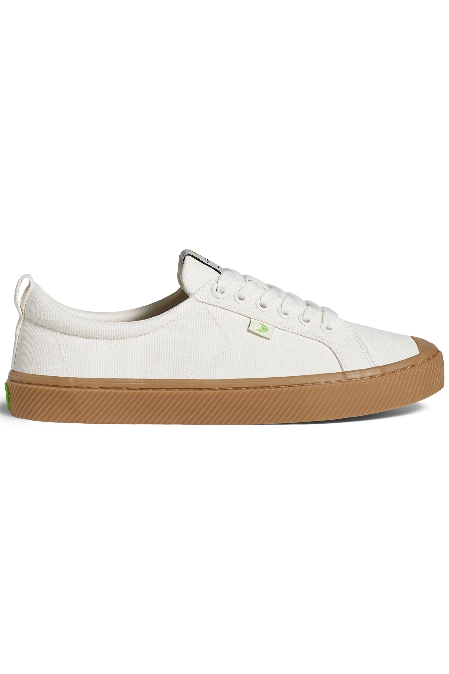 OCA LOW GUM OFF-WHITE CANVAS SNEAKER 1