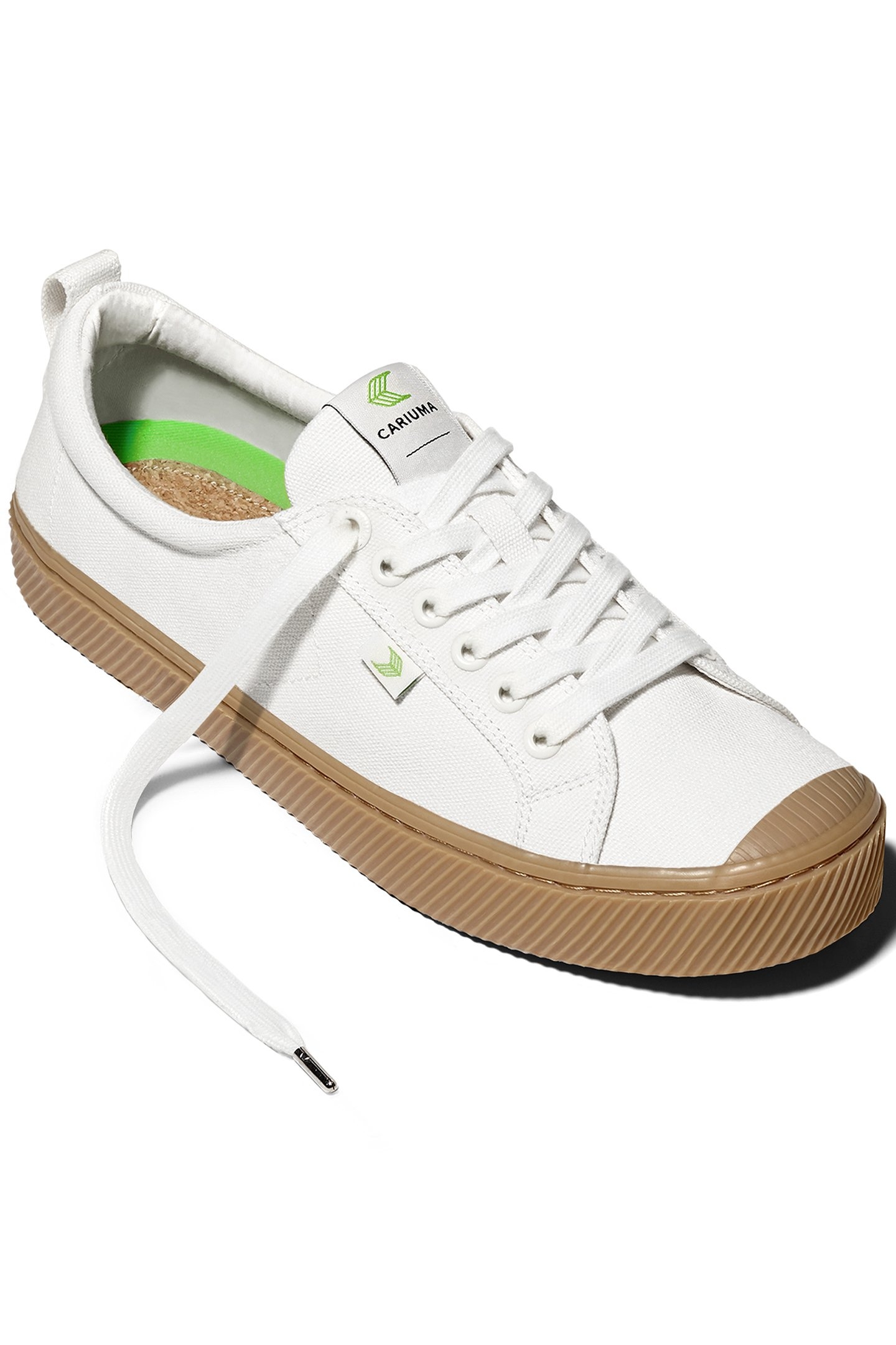 OCA LOW GUM OFF-WHITE CANVAS SNEAKER 2
