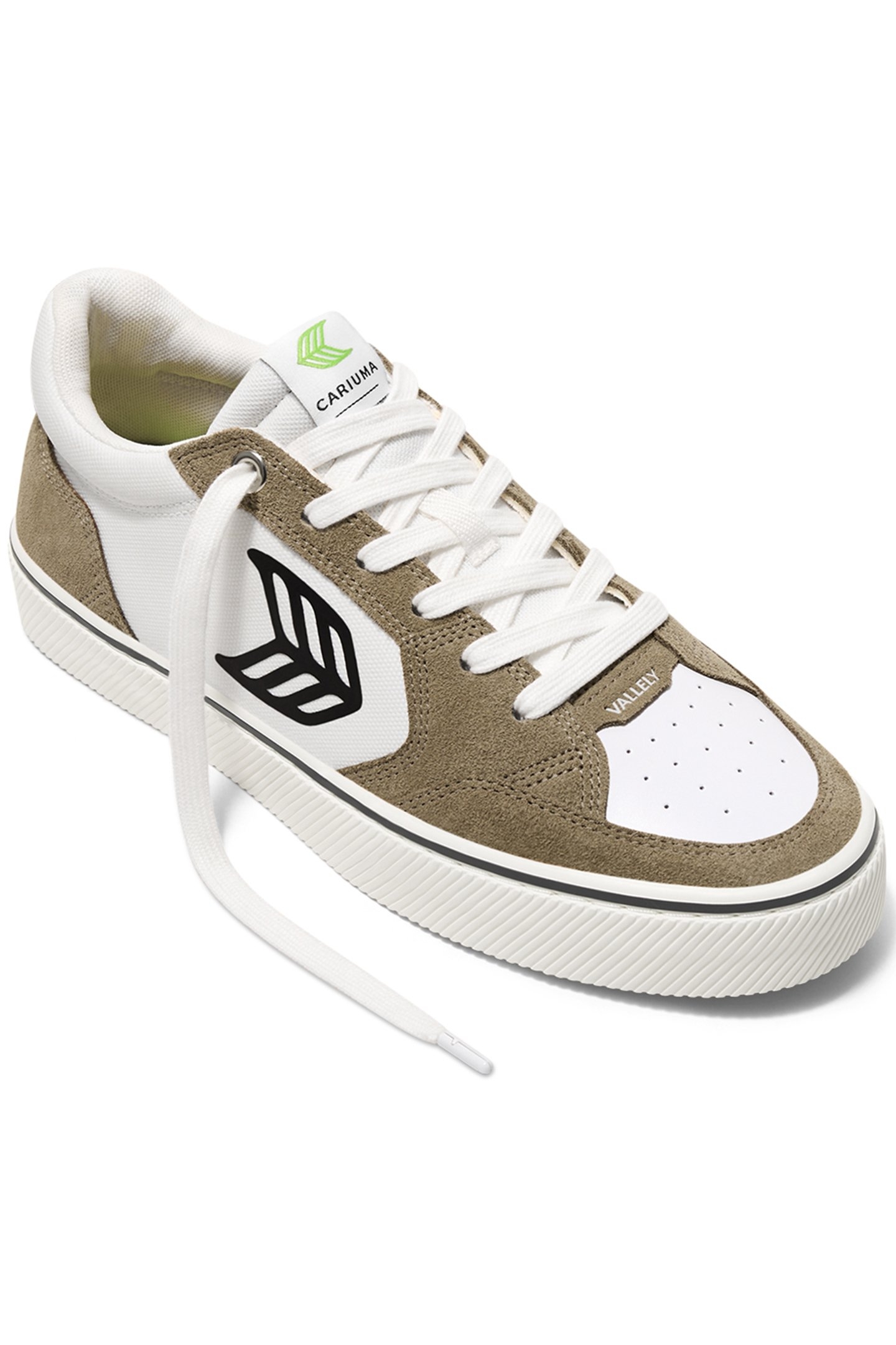 VALLELY PRO OFF-WHITE CORDURA BURNT SAND SUEDE BLACK LOGO SN 2