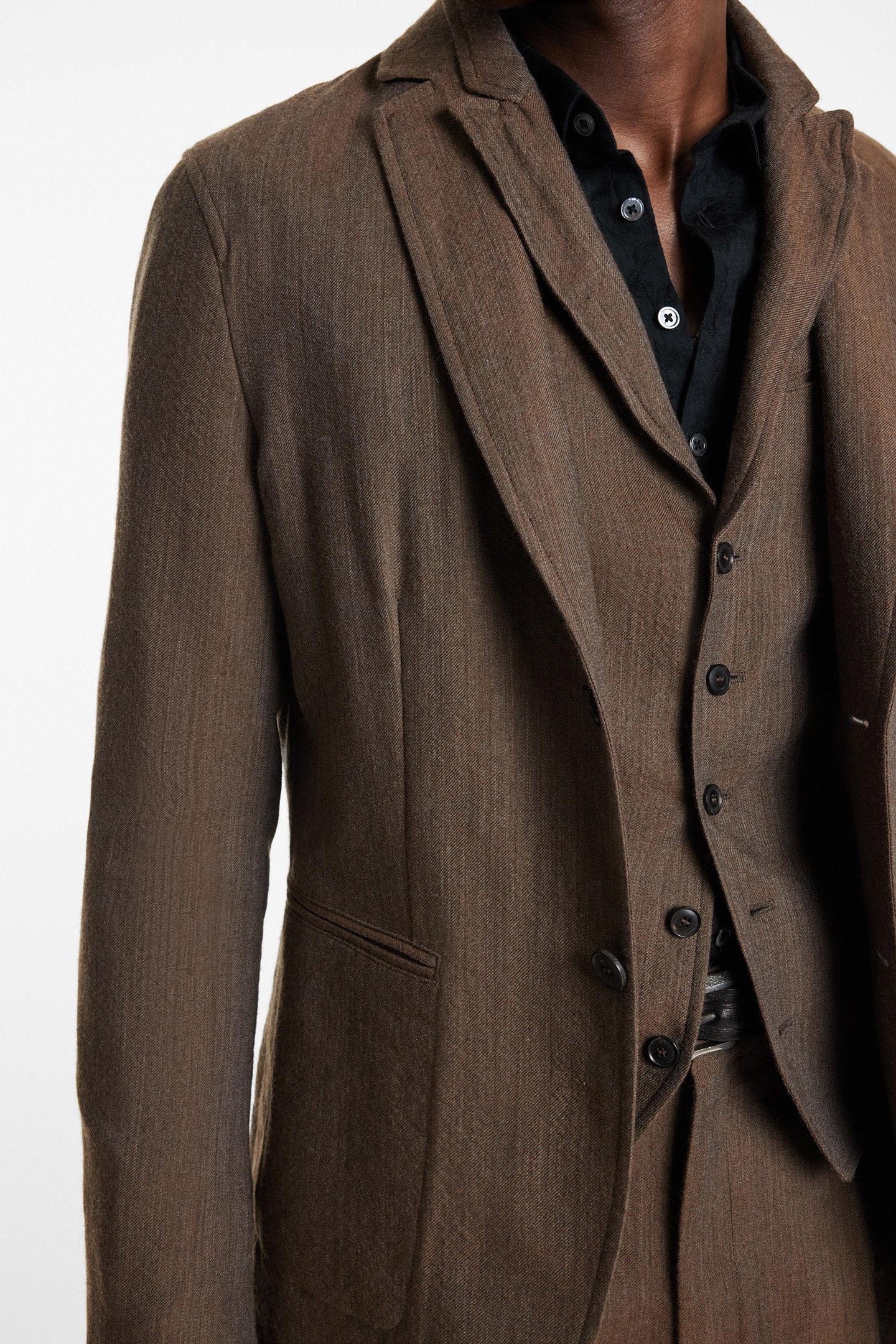 SLIM FIT NOTCH LAPEL JACKET CHAMOIS 3