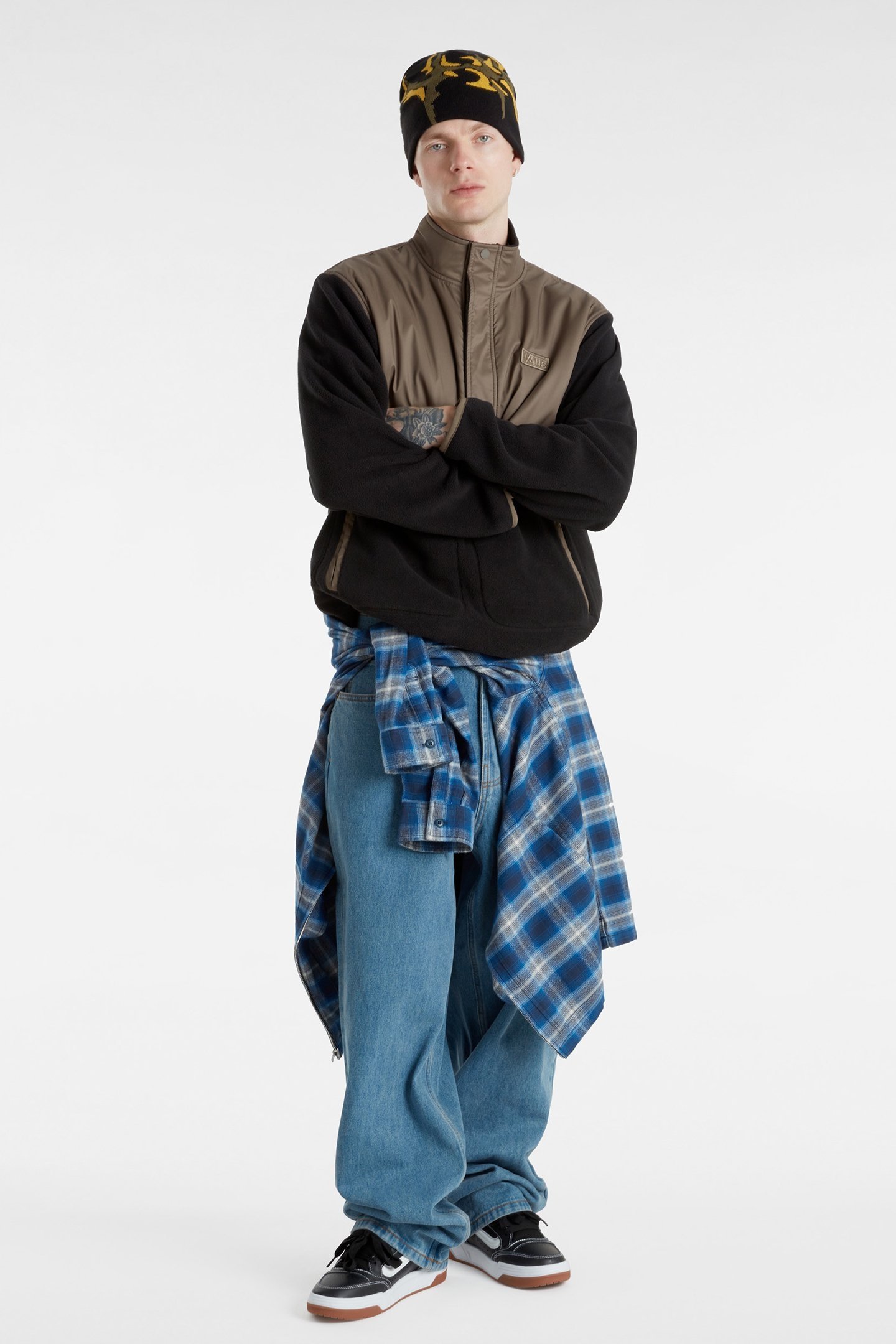 RANFORD POLAR FLEECE LOOSE HZ BLACK/BUNGEE CORD 3