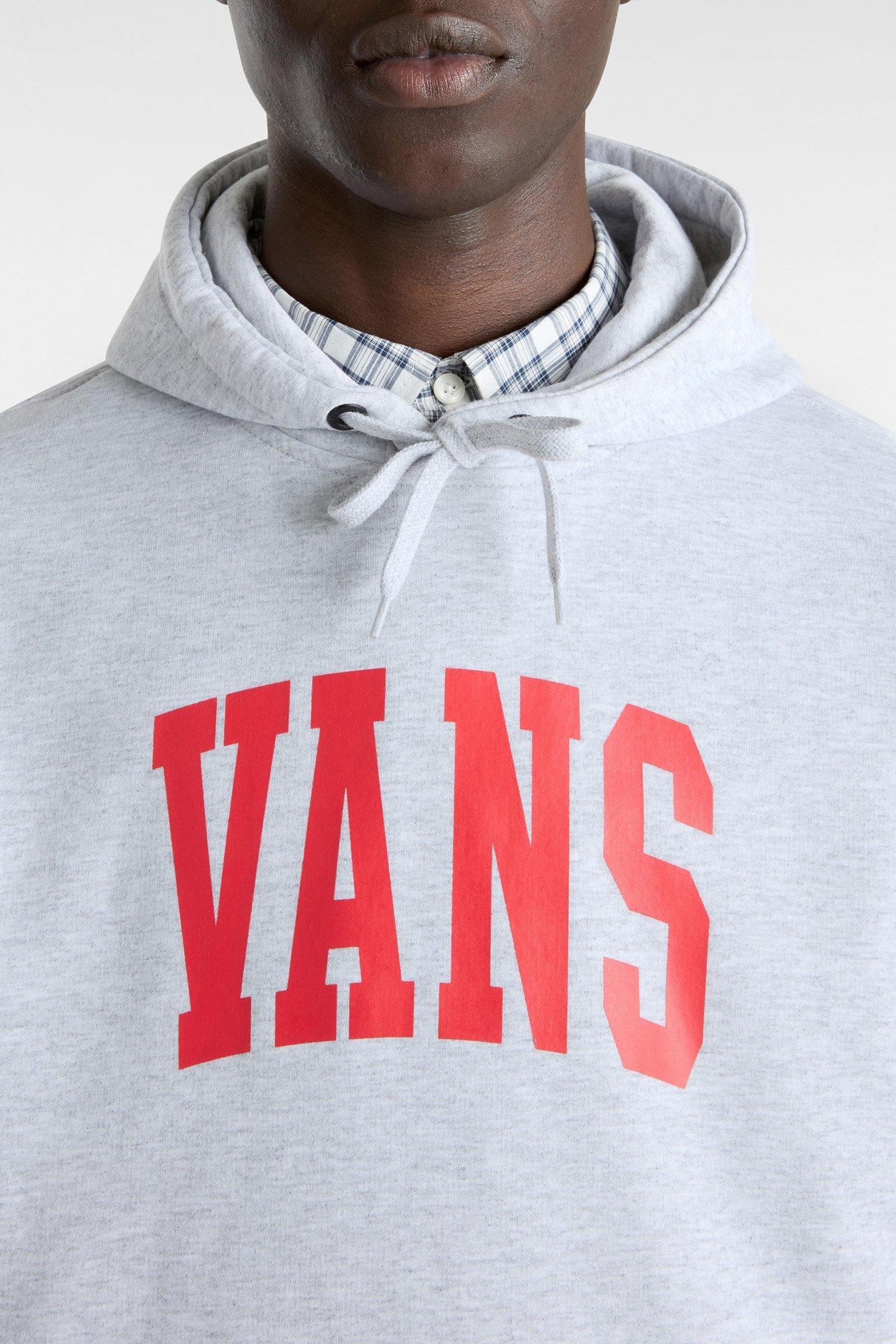 VANS ARCHED PULLOVER LIGHT GREY HEATHER 7