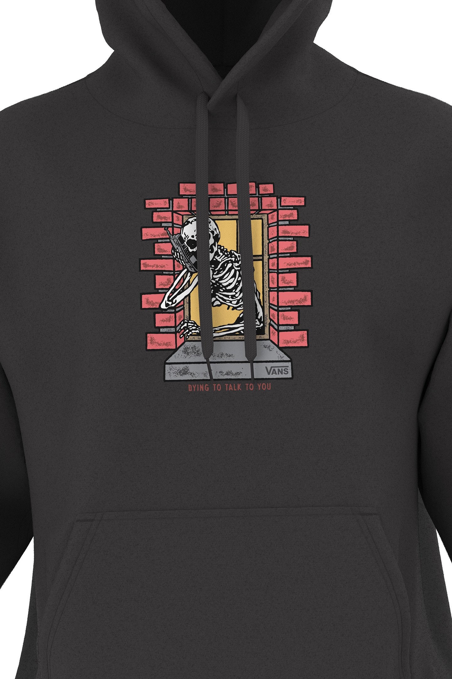 SKULL WINDOW PULLOVER BLACK 3