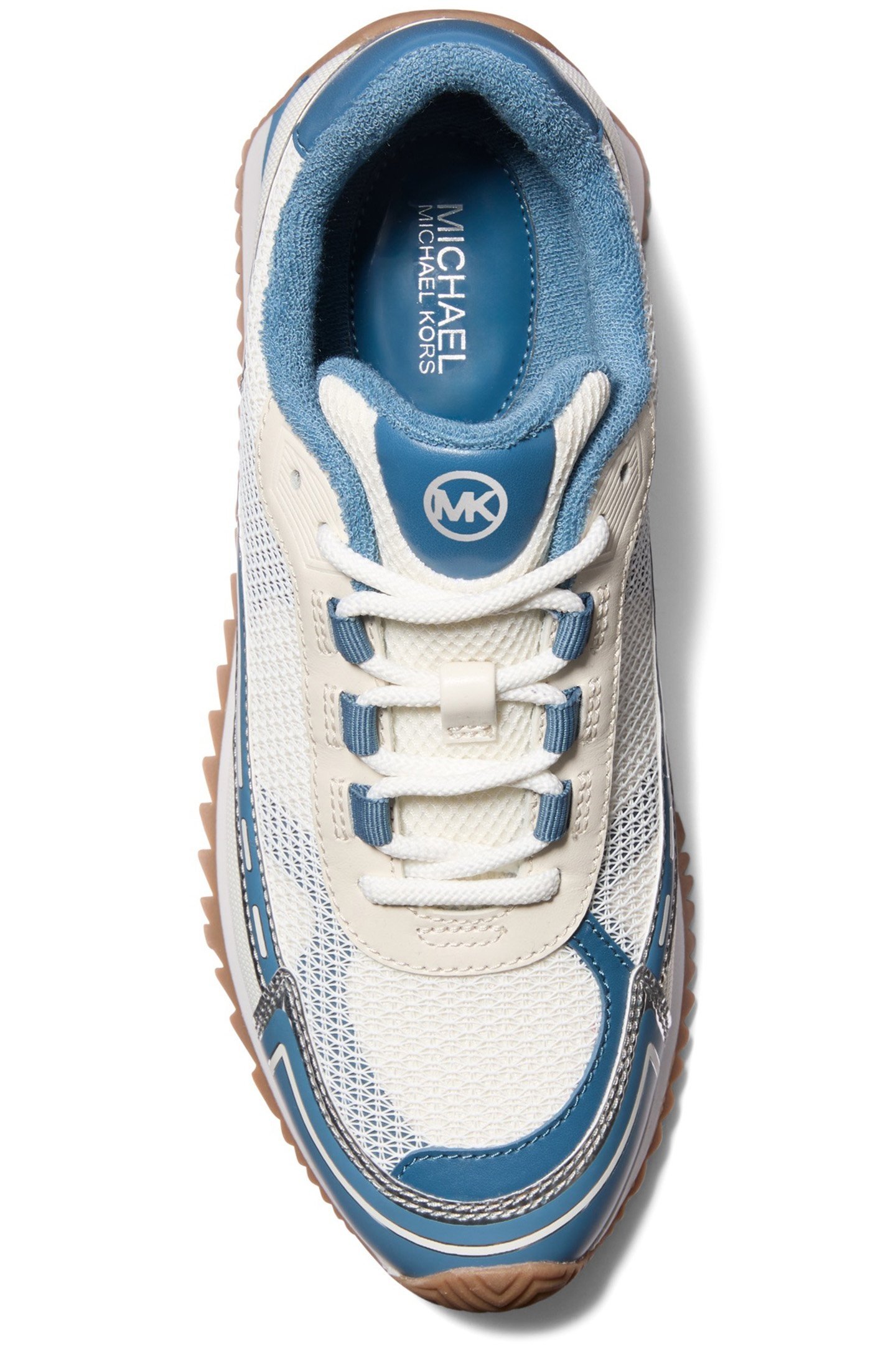 BYRDIE TRAINER IN CHAMBRAY BLUE AND WHITE 3