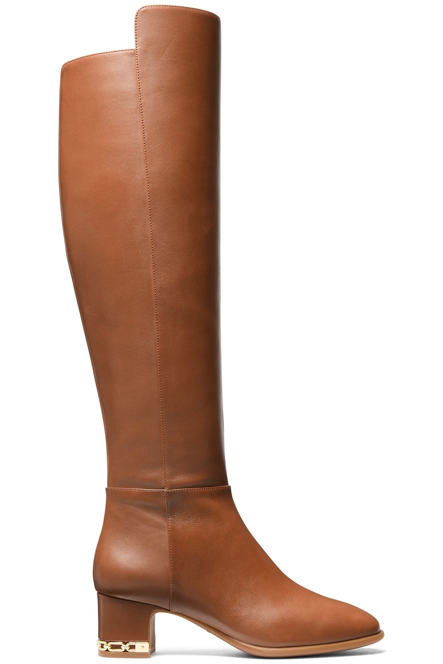 JUNE KNEE HIGH BOOT IN TAN LEATHER 1
