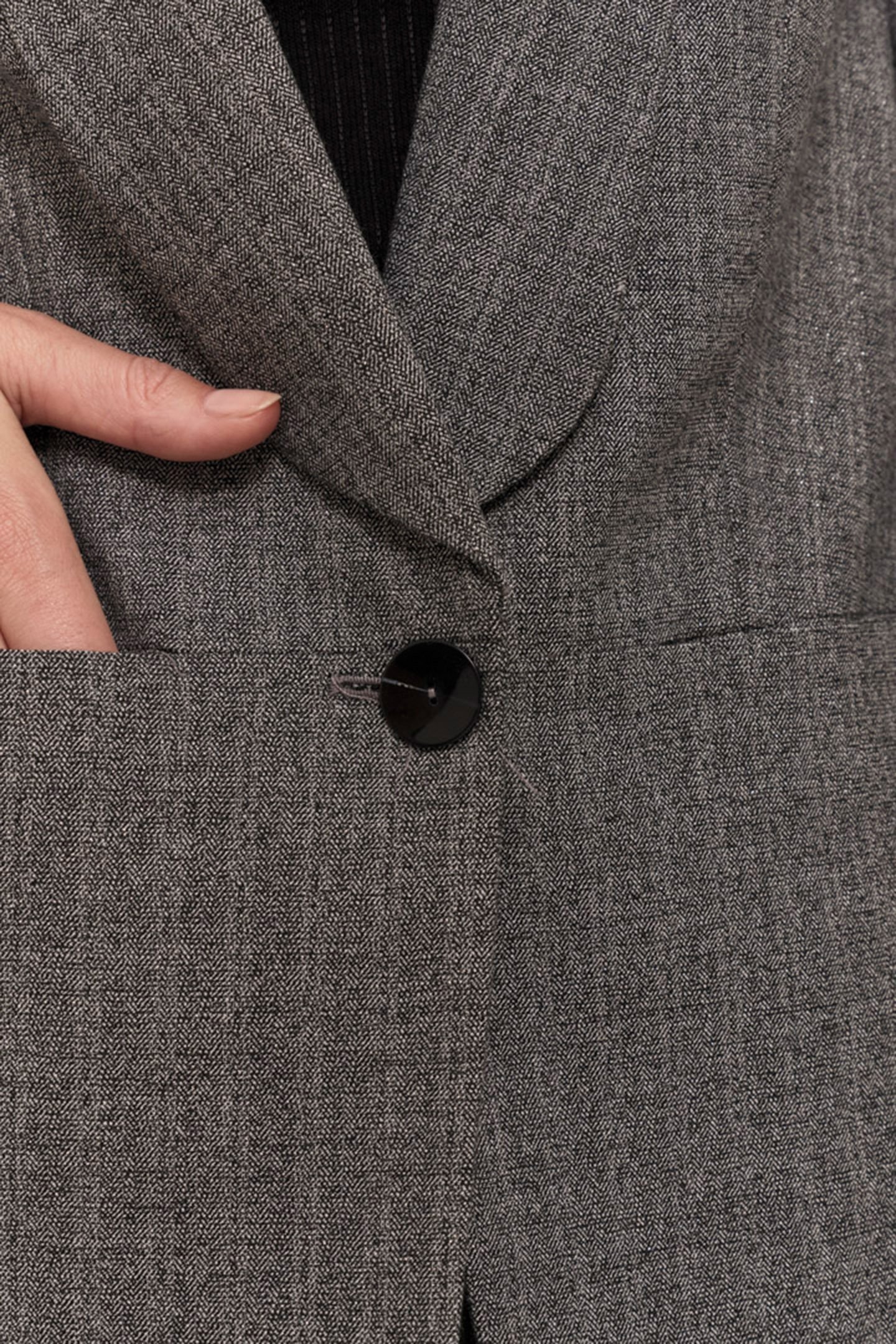 VANGELIS - MOUSE GREY JACKET WITH SEQUINED MOTTLED PATTERN 3