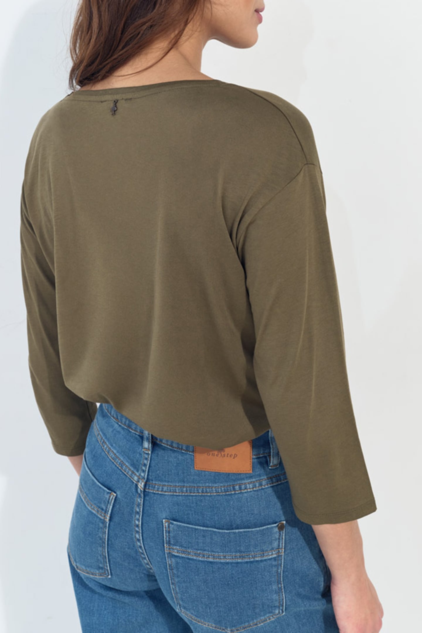 MEZZO - KHAKI METALLIC MESSAGE T-SHIRT 2