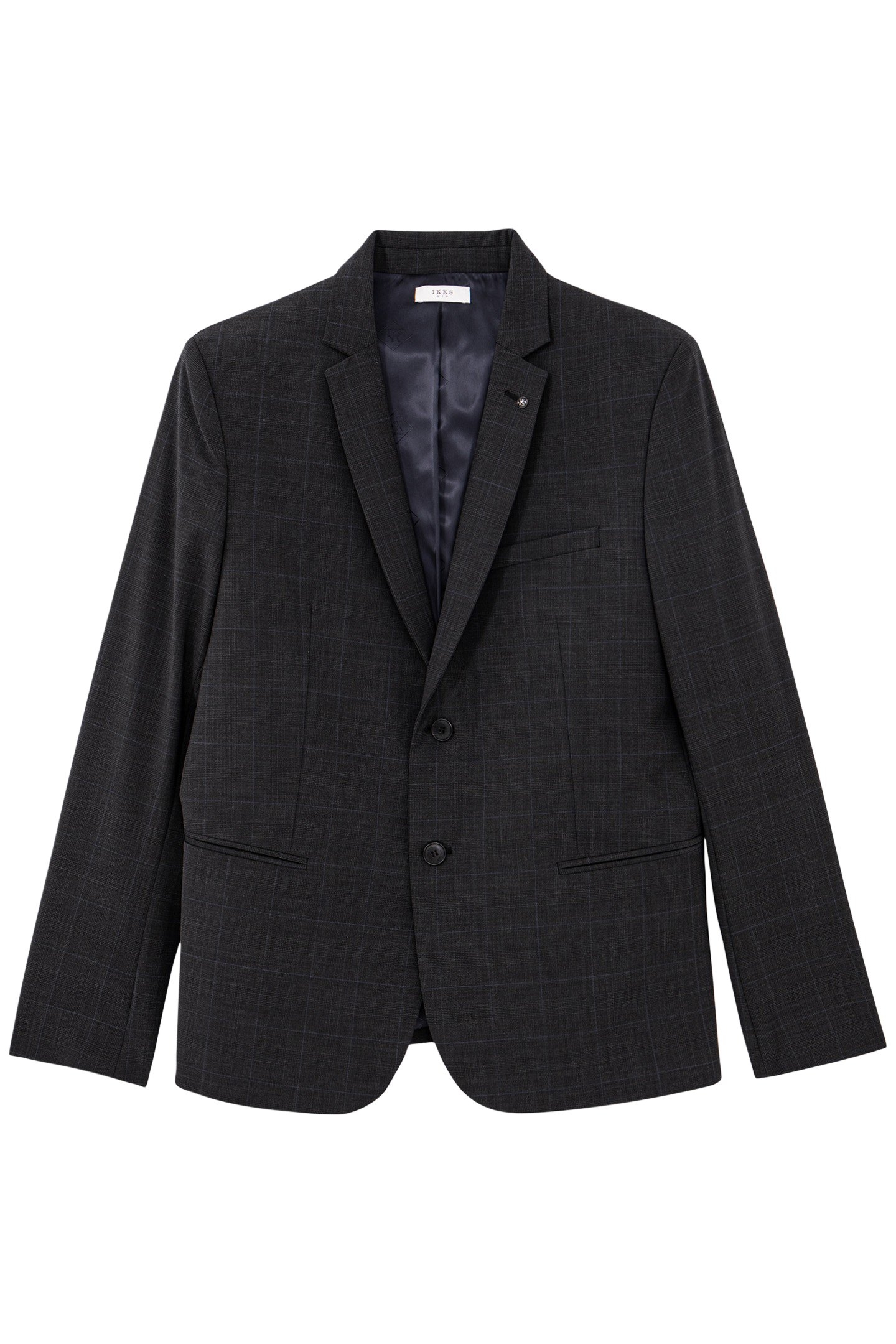 ANTHRACITE CHECK SUIT JACKET 4