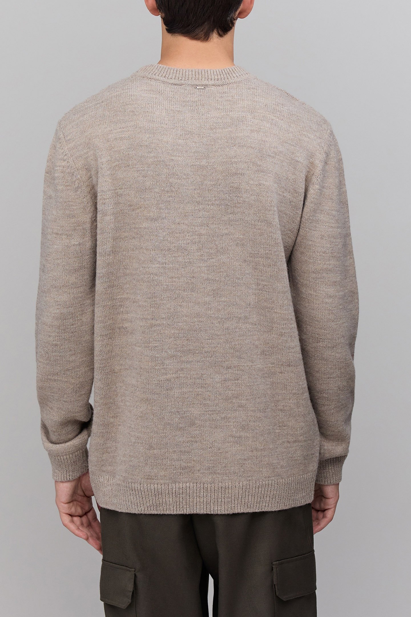 RAW KNIT CABLE SWEATER 2