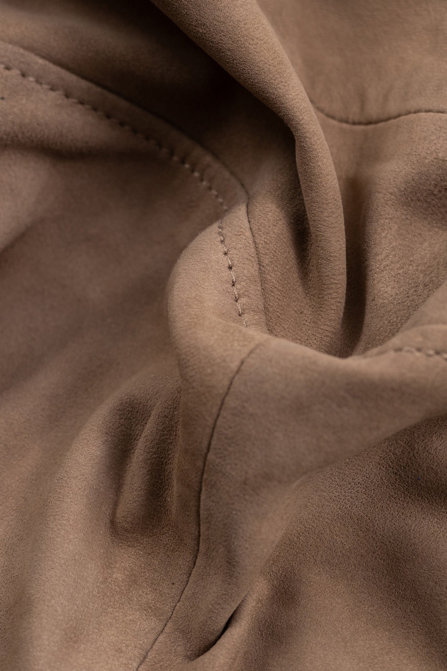 BEIGE LEATHER BIKER JACKET 8